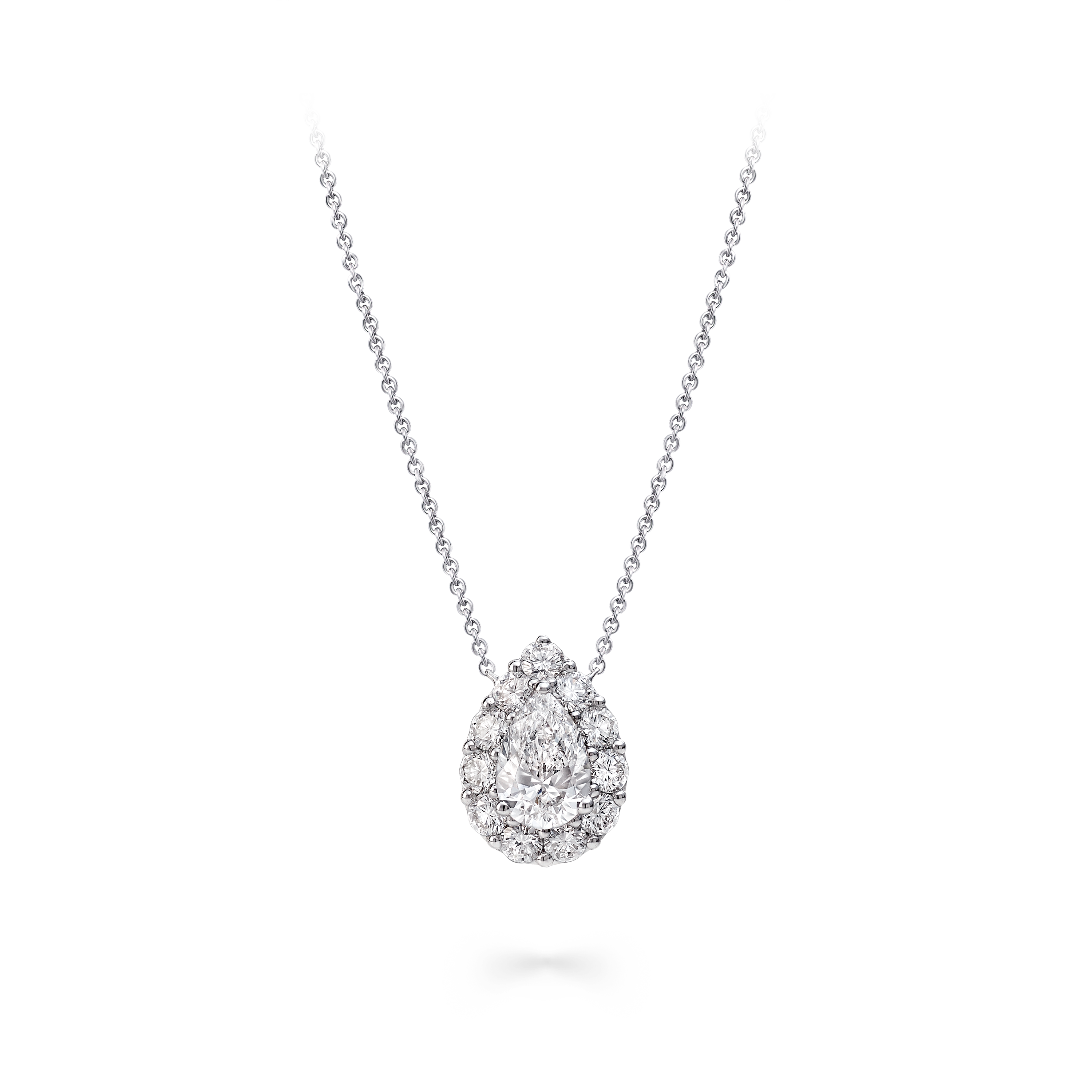 Icon Pear Shape Diamond Pendant