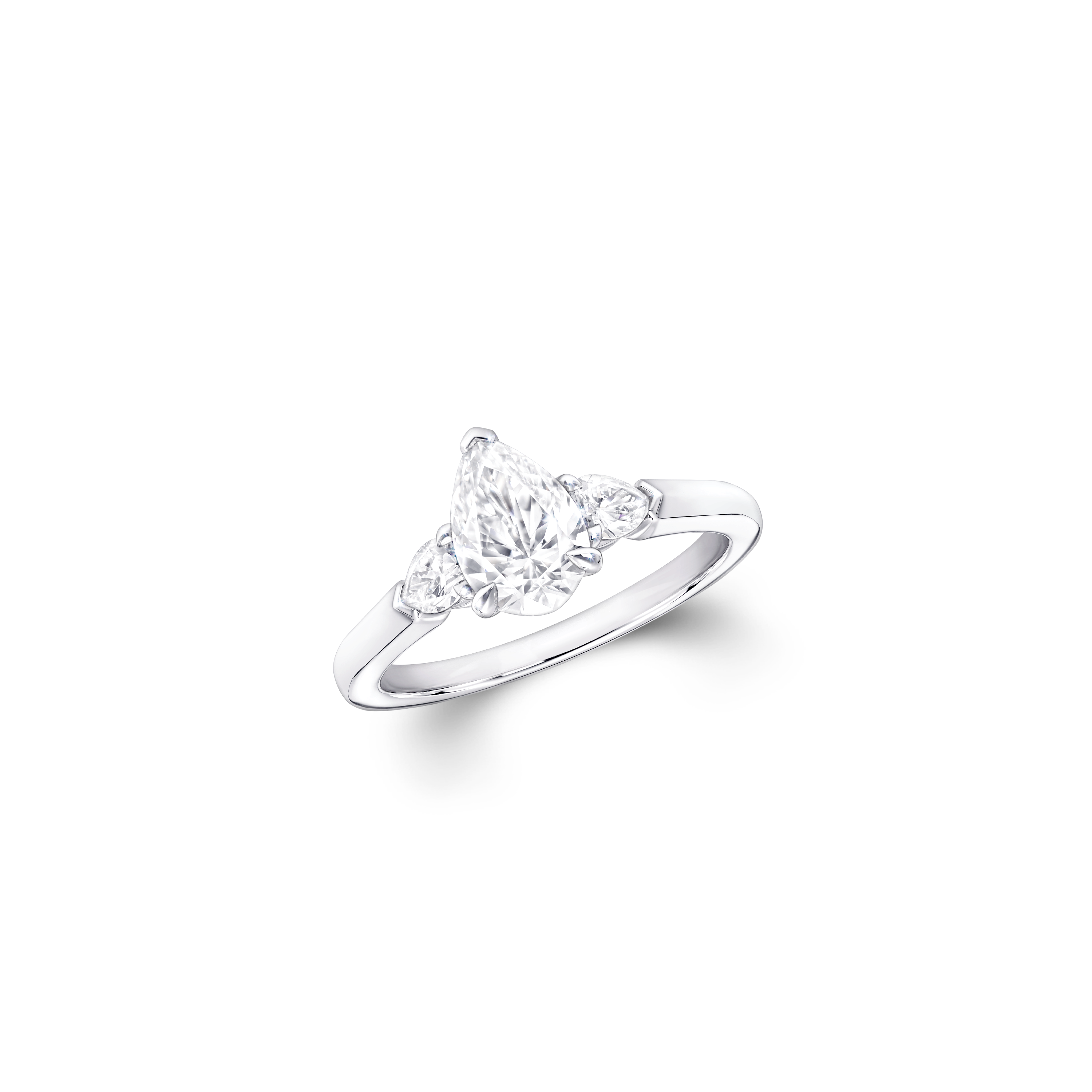 Promise Pear Shape Diamond Engagement Ring