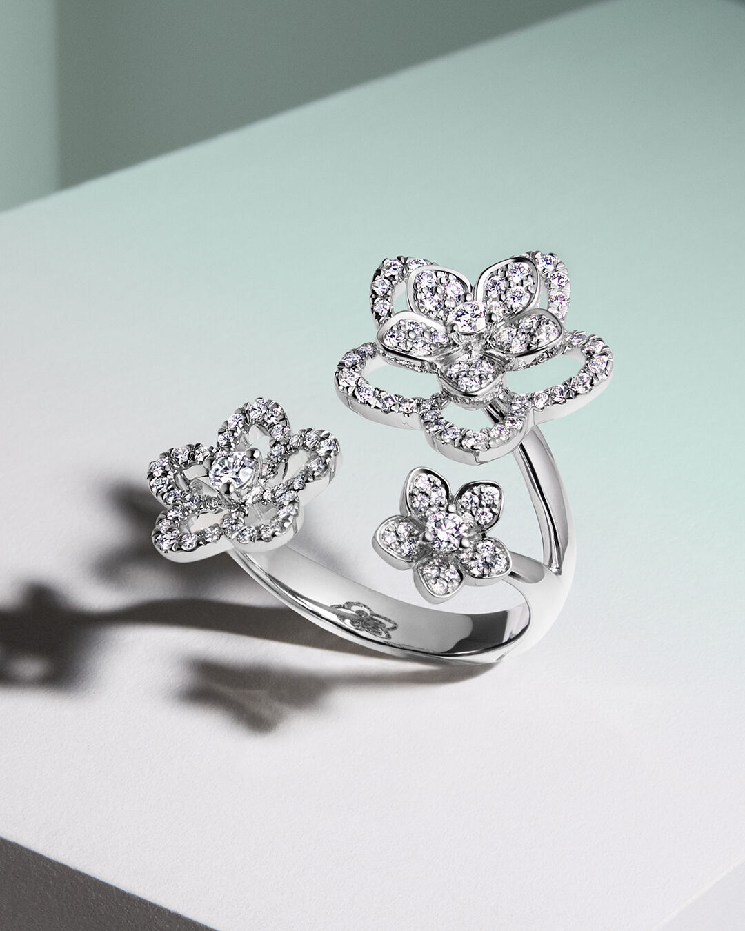 Image shows Graff Butterfly Necklace and Ring