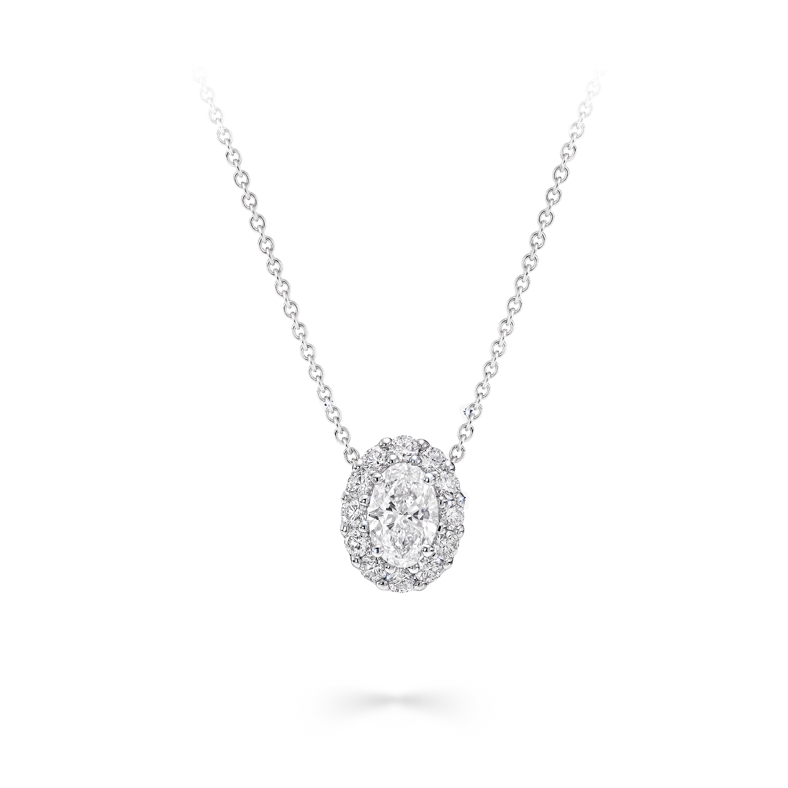 Icon 8 Round Diamond Pendant