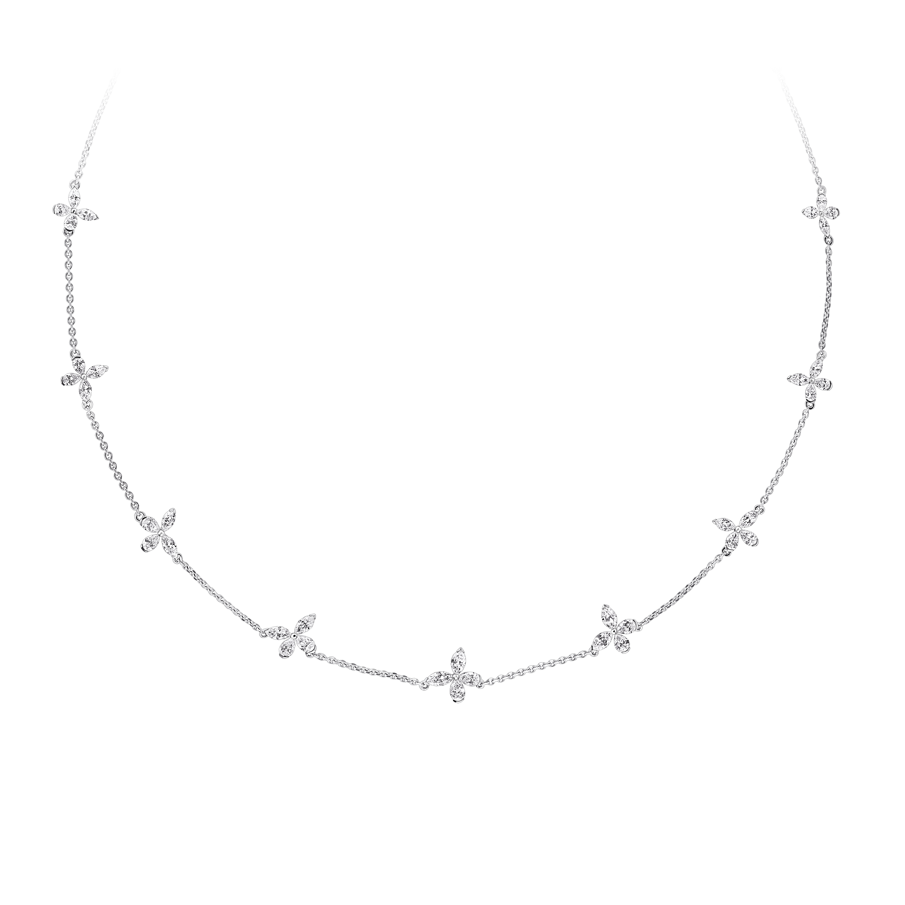 Classic Butterfly Petite Diamond Necklace