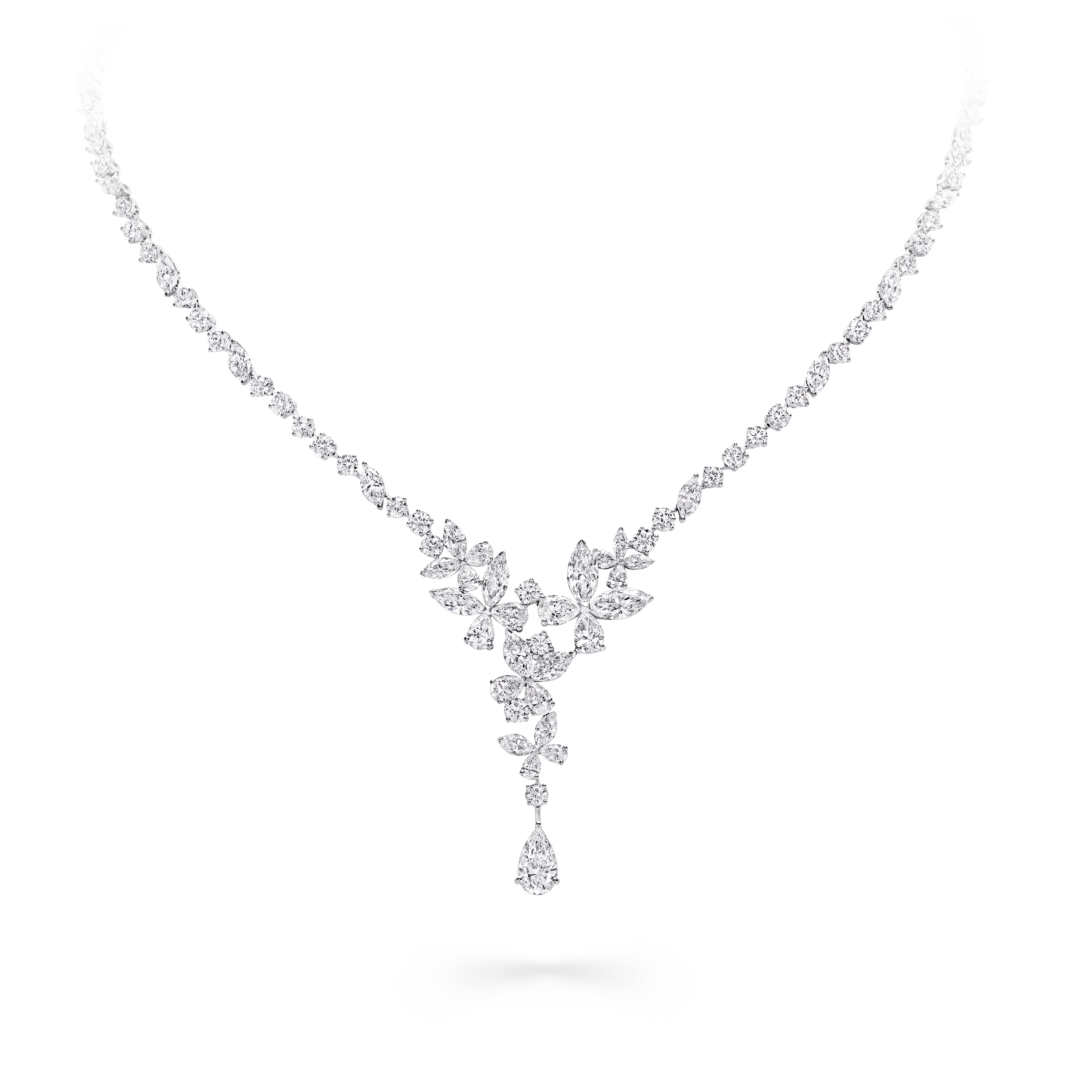 Classic Butterfly Diamond Necklace