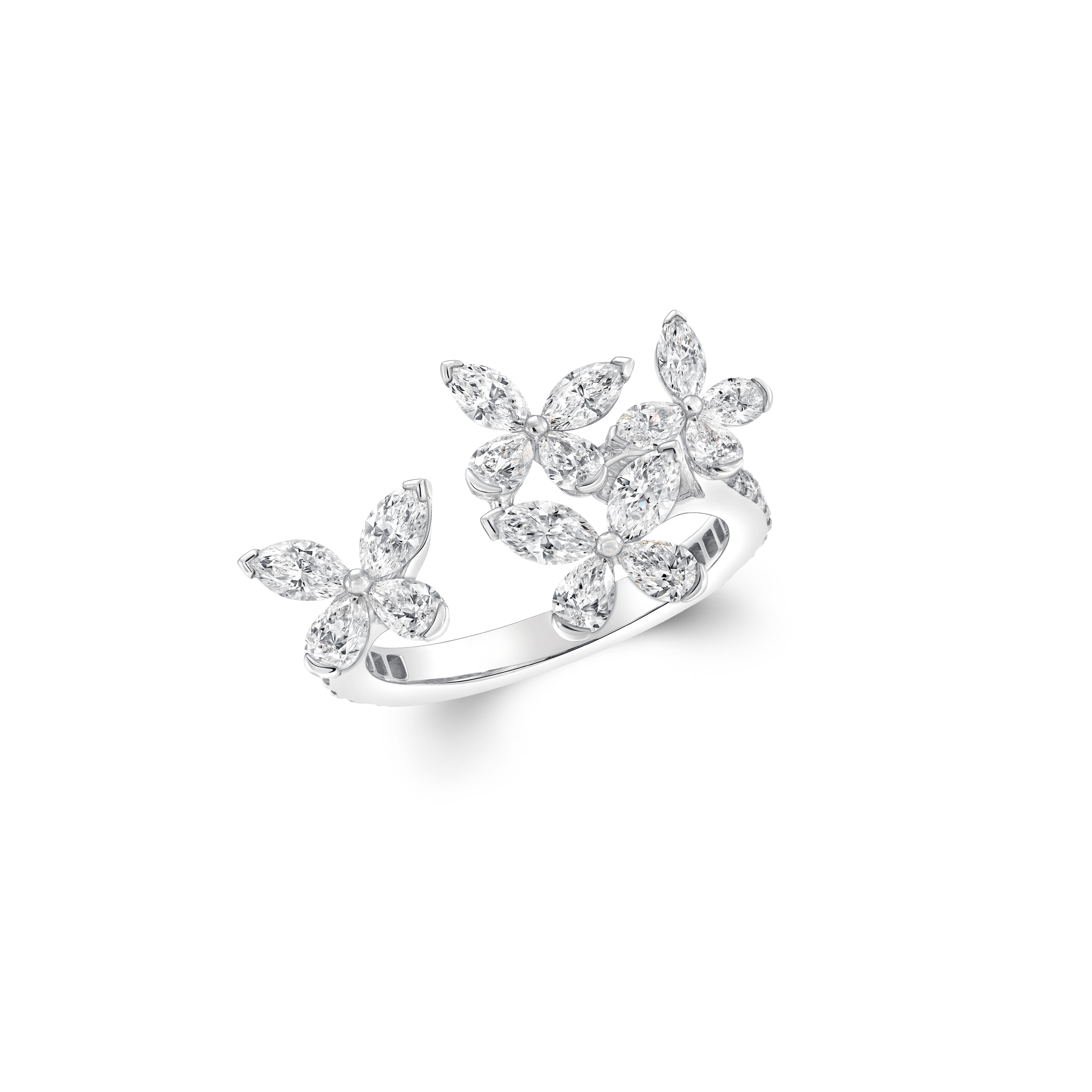 Classic Butterfly Petite Diamond Ring