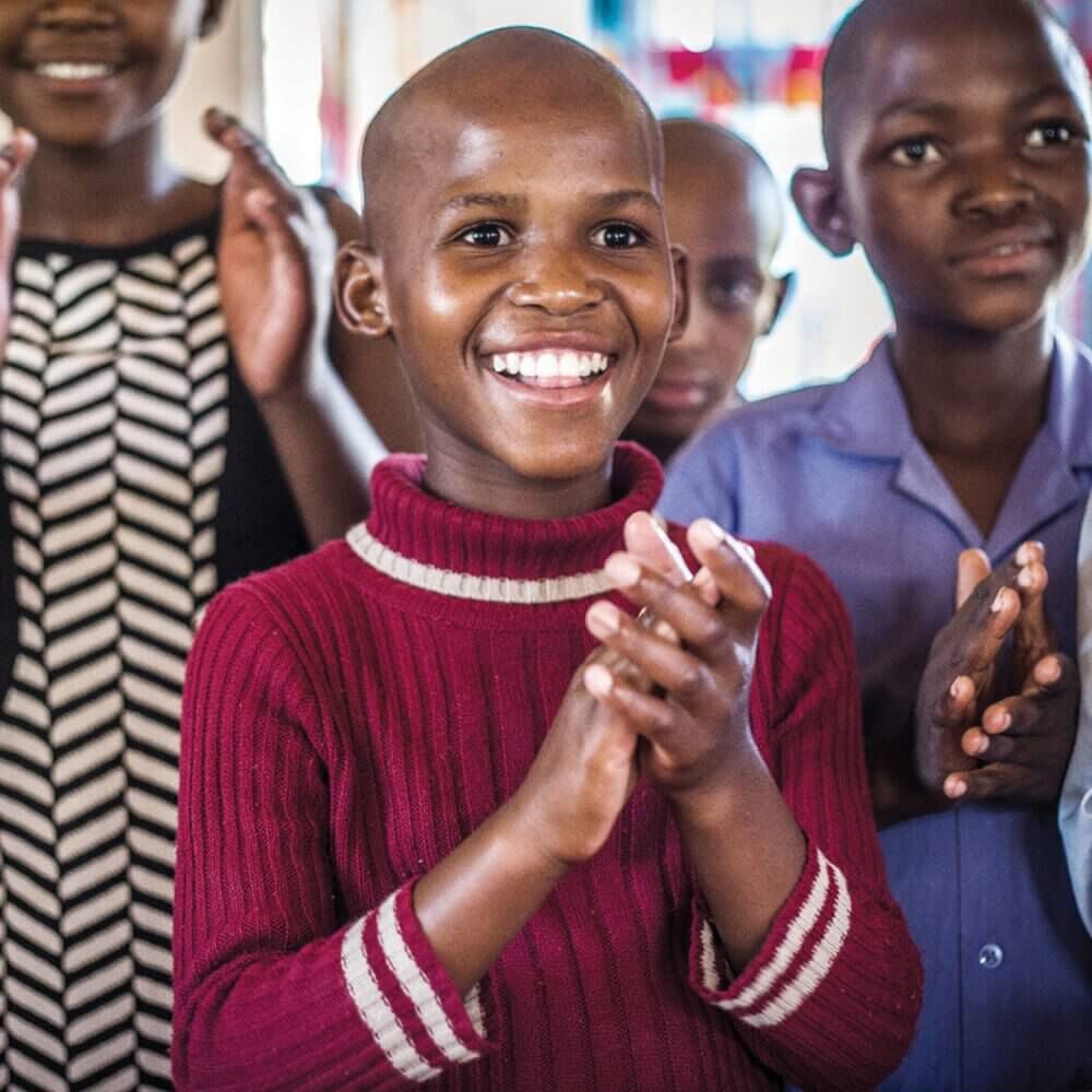 Young children at the Graff Leadership Centre learning as they play