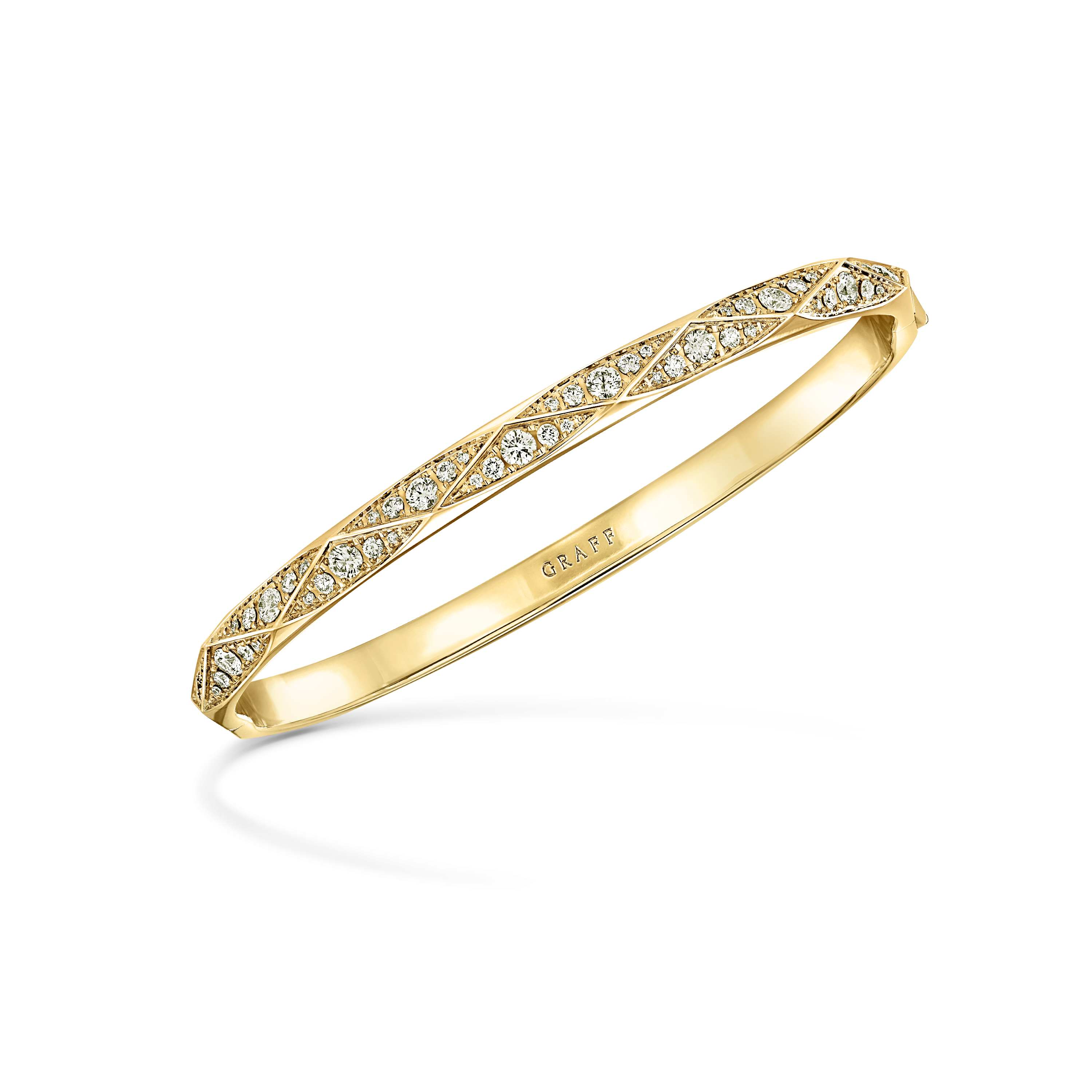 Laurence Graff Signature Pavé Diamond Bangle