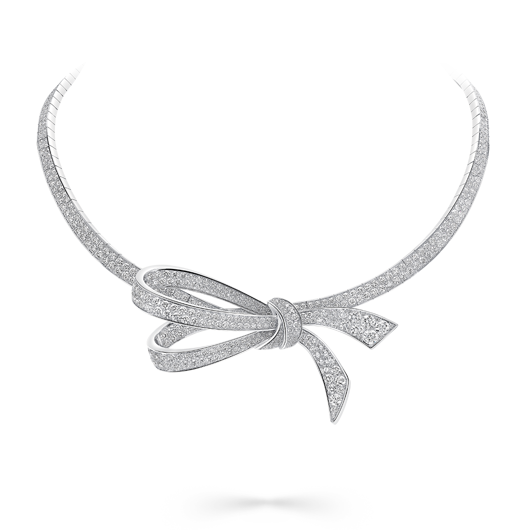 Tilda's Bow Diamond Necklace