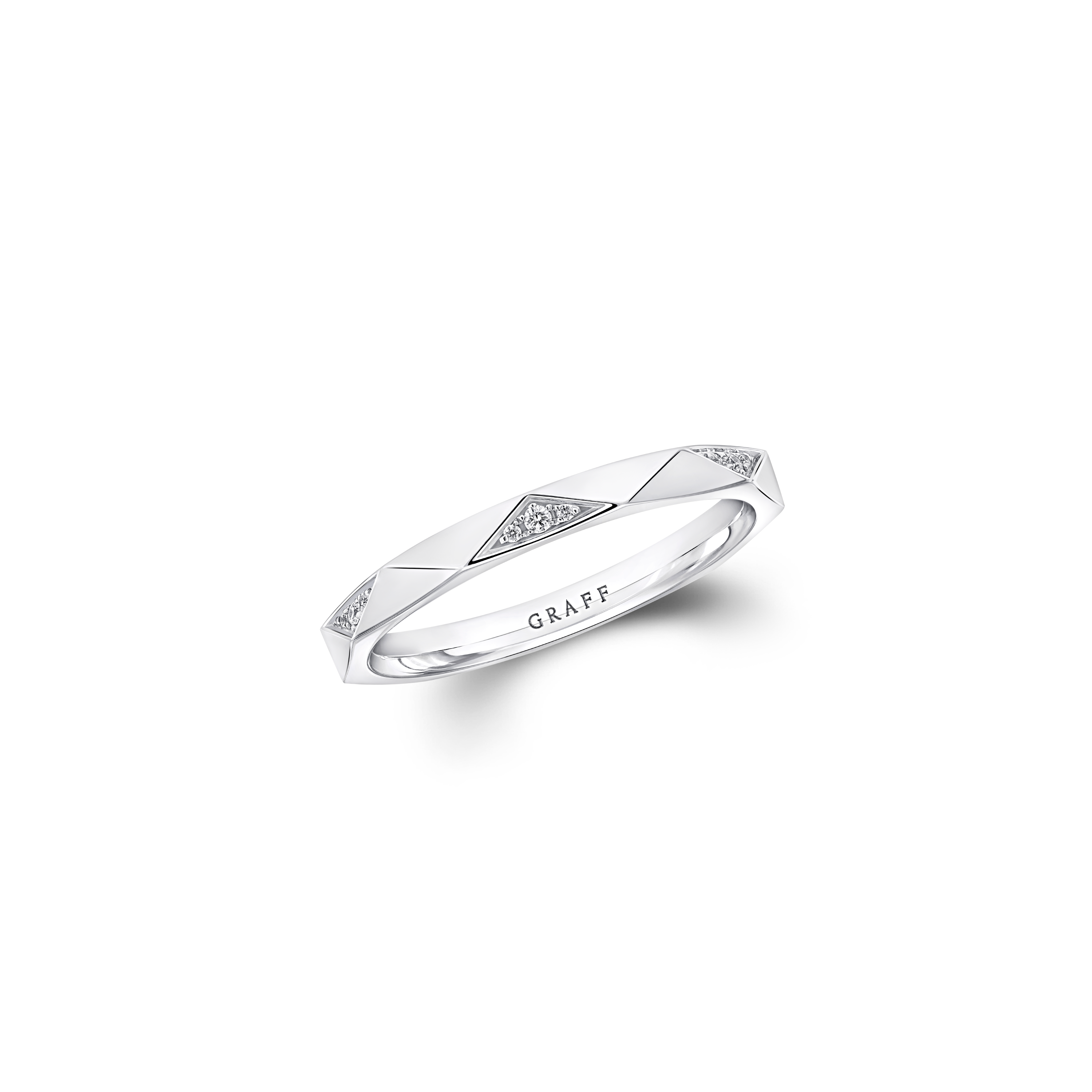 Laurence Graff Signature Faceted Diamond Band