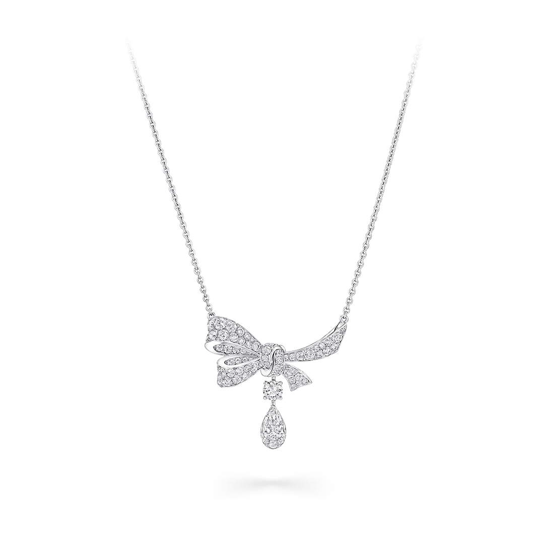 Tilda&rsquo;s Bow Diamond Drop Pendant