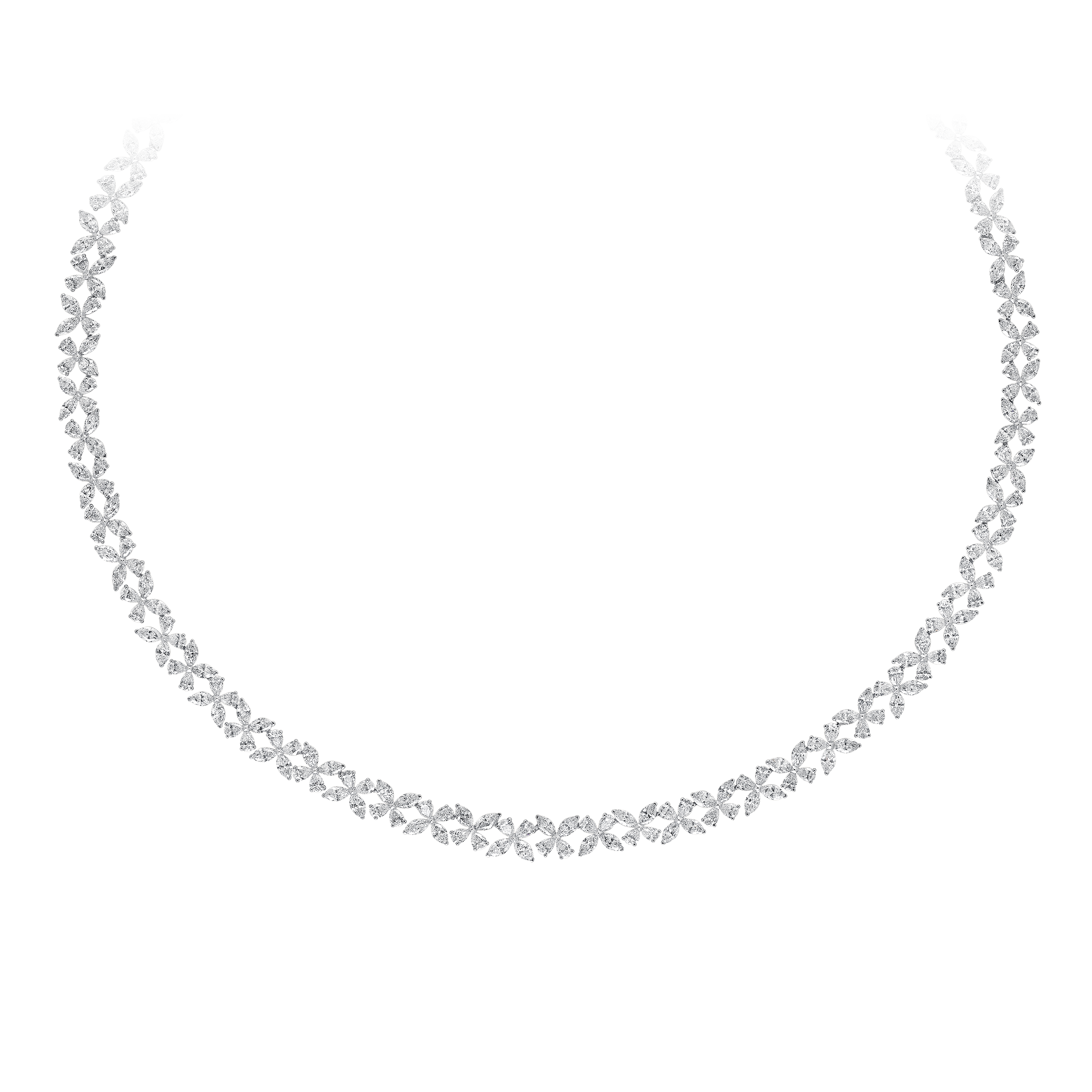 Classic Butterfly Diamond Necklace