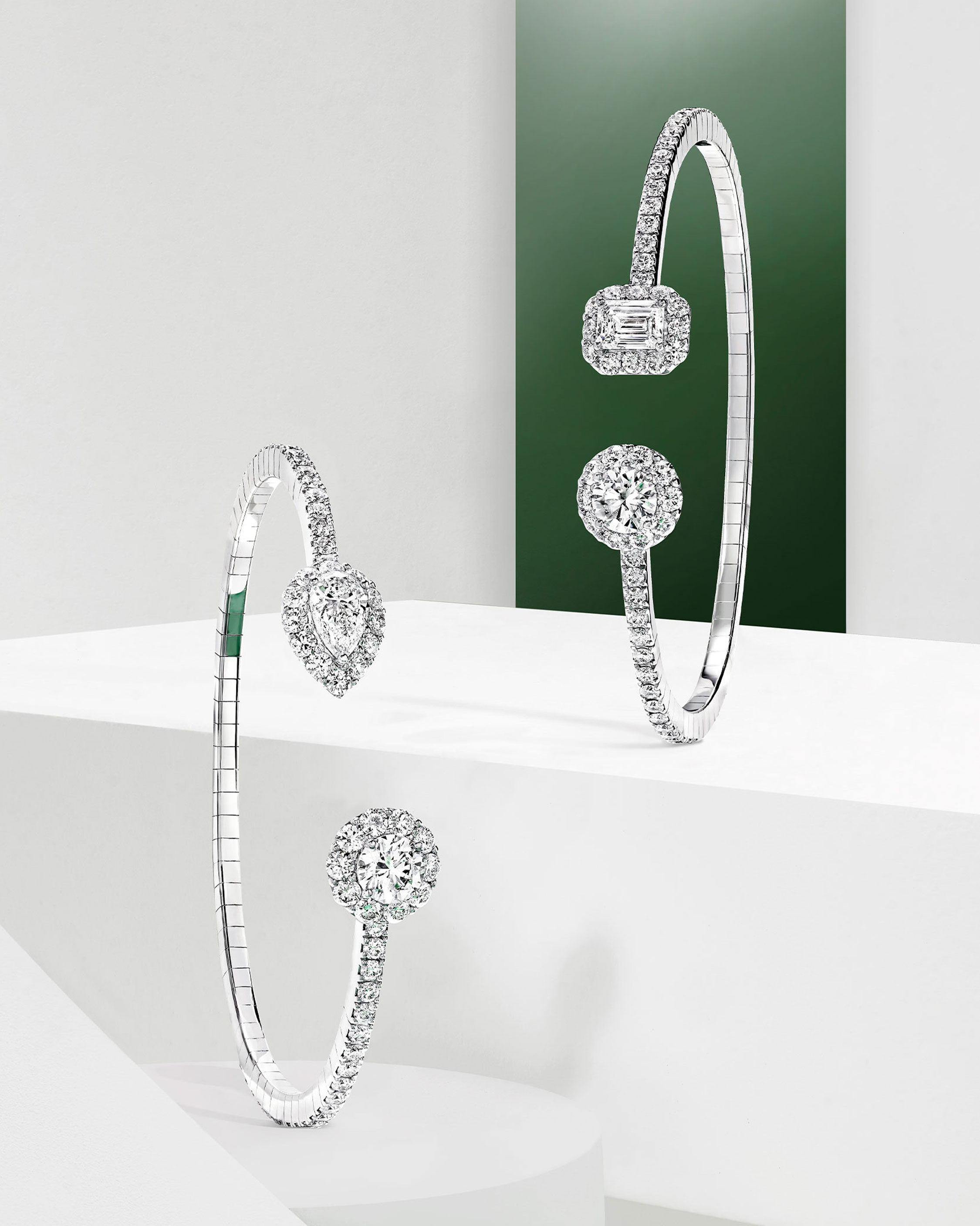 Graff Icon - Image shows two Graff Icon Bangles