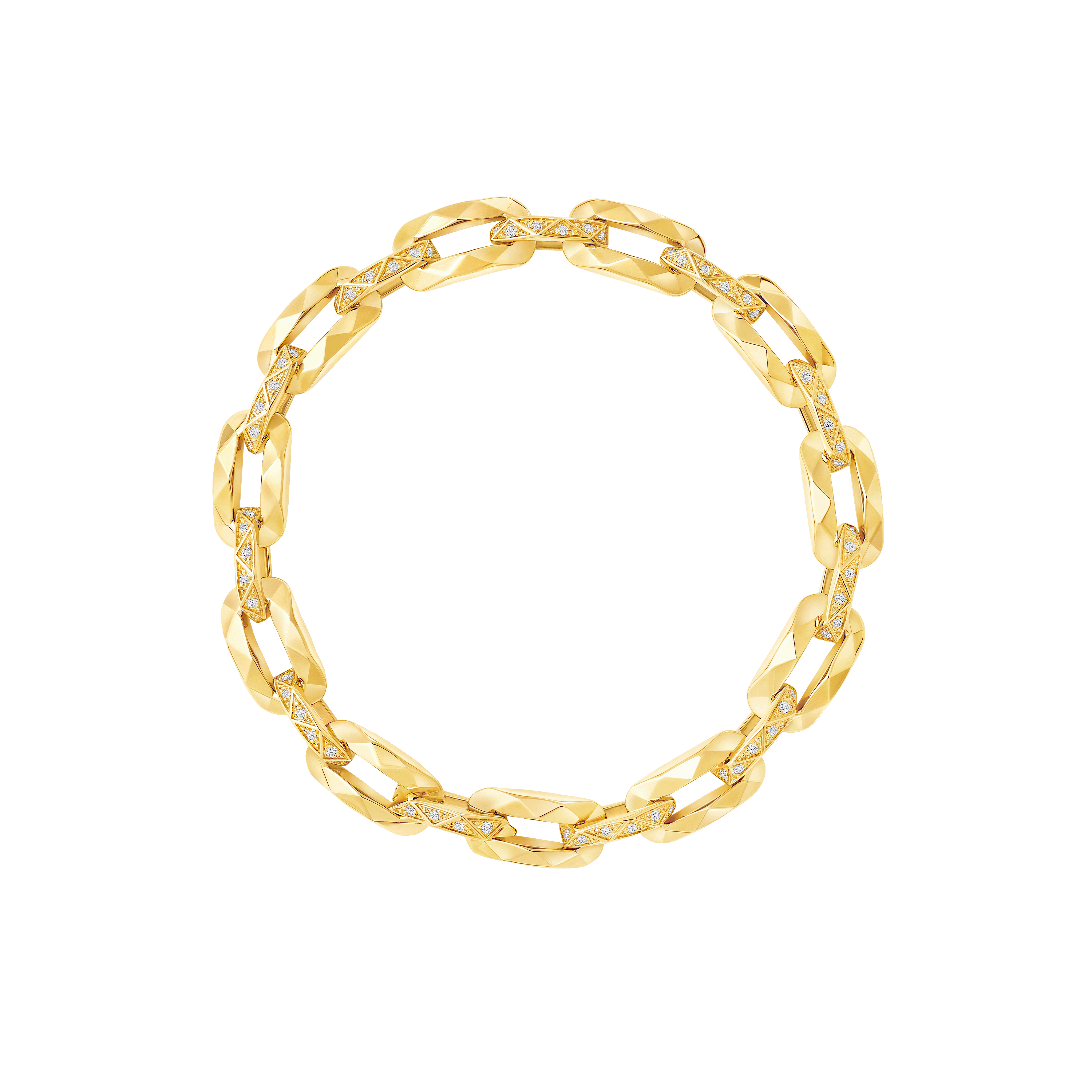 Laurence Graff Signature Pav&eacute; Diamond Large Chain Earrings