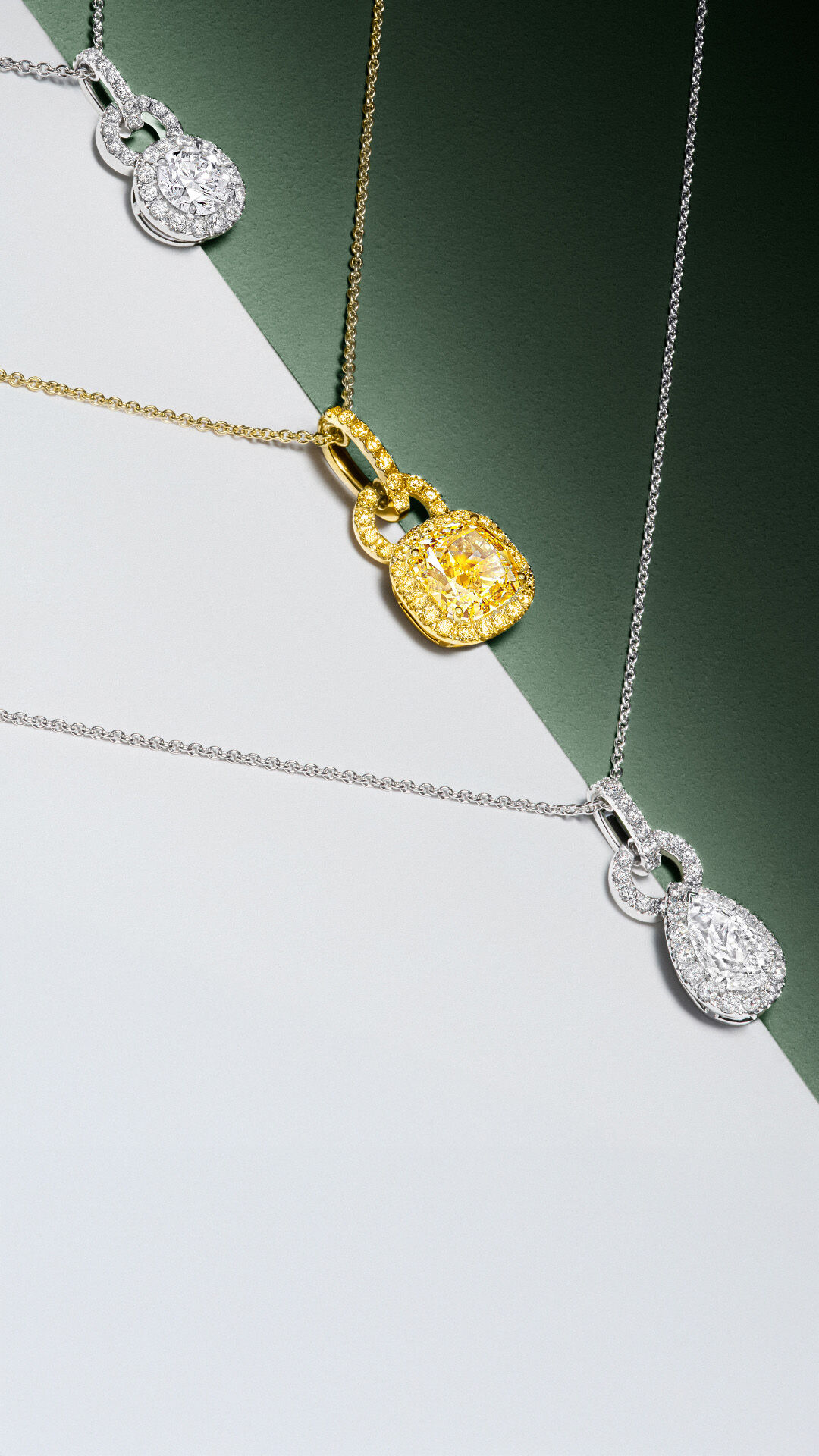 Image shows Graff Butterfly diamond necklace