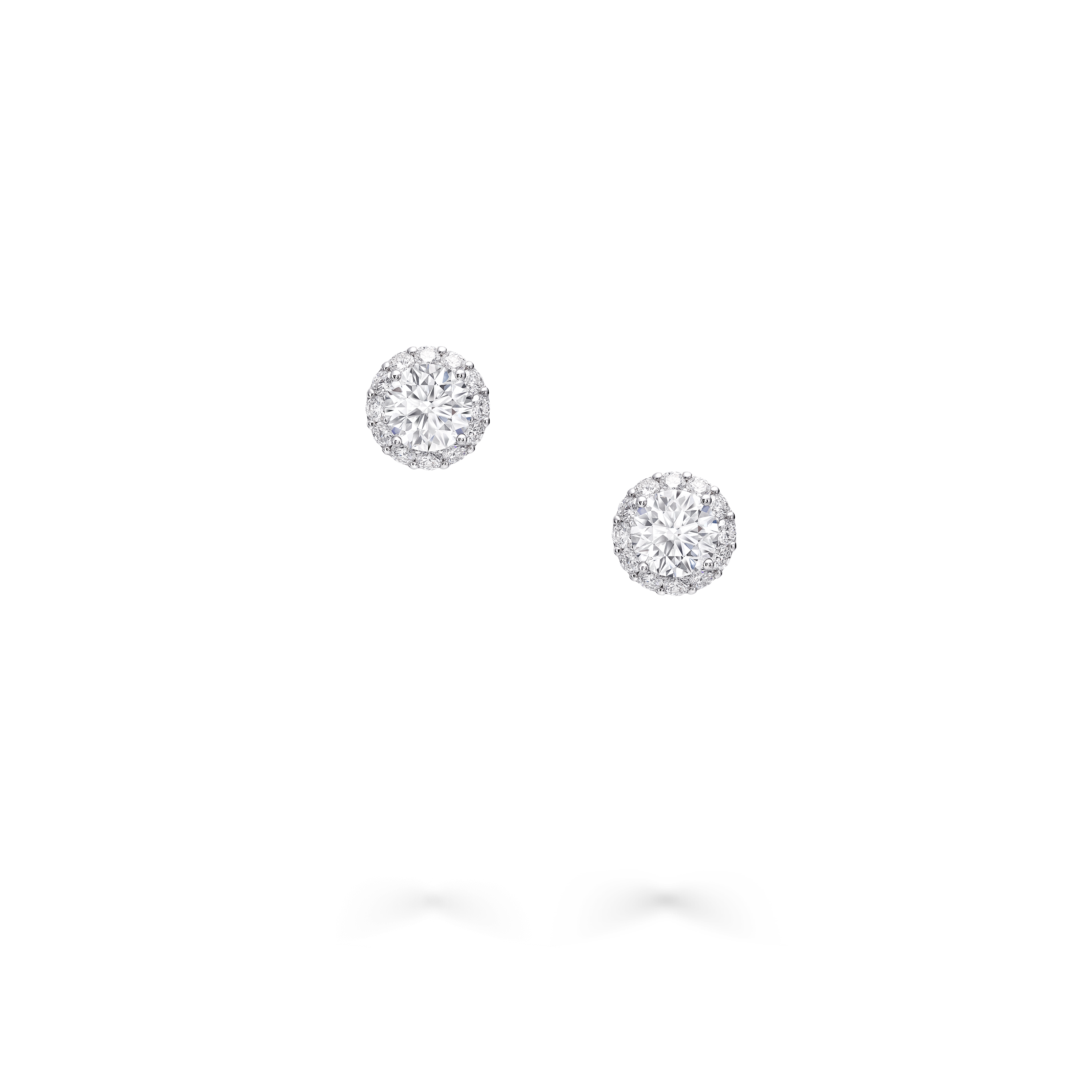 Icon Round Diamond Stud Earrings