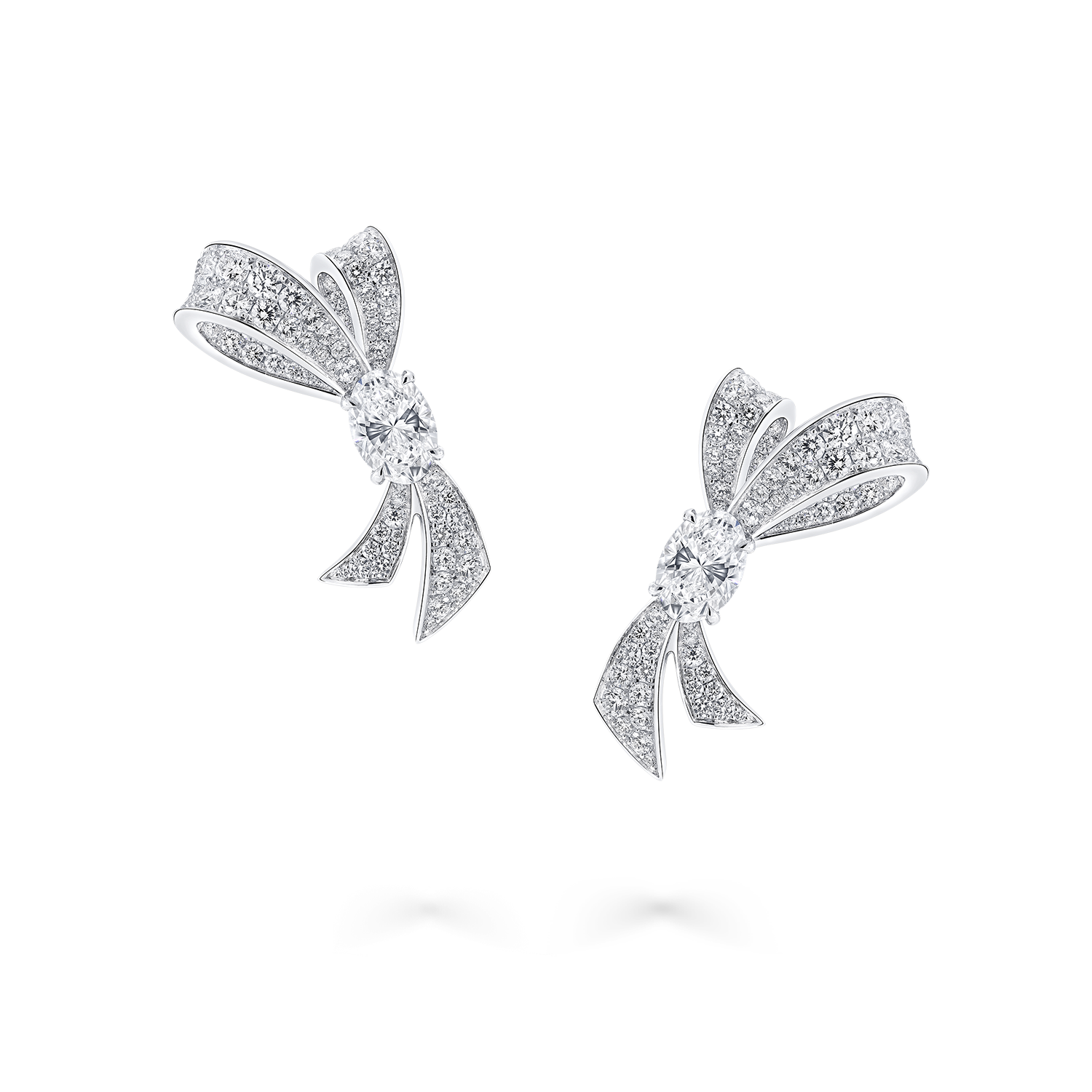Tilda's Bow Diamond Stud Earrings