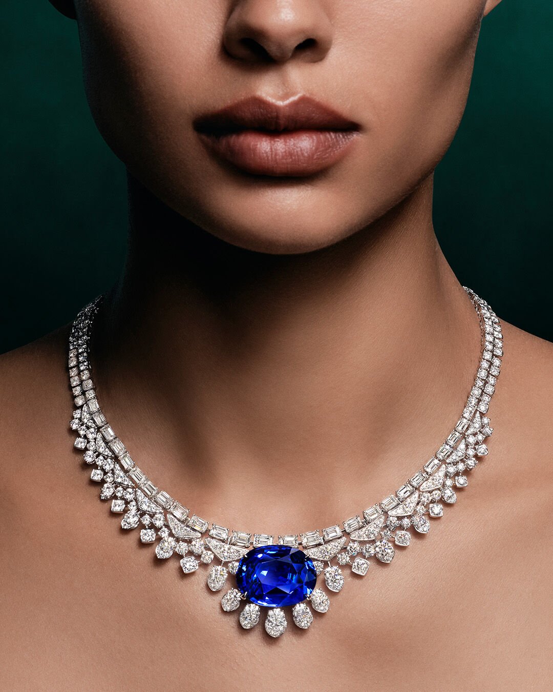 Image of Graff Sapphire and White Diamond High Jewellery Necklace