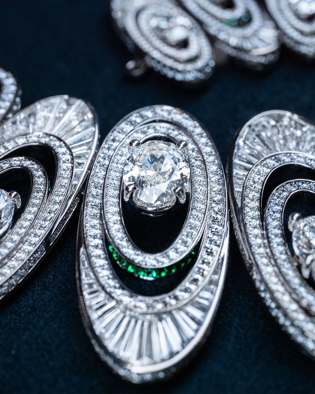 Graff The Gift of Love High Jewellery necklace shown being assembled in Graff workshop