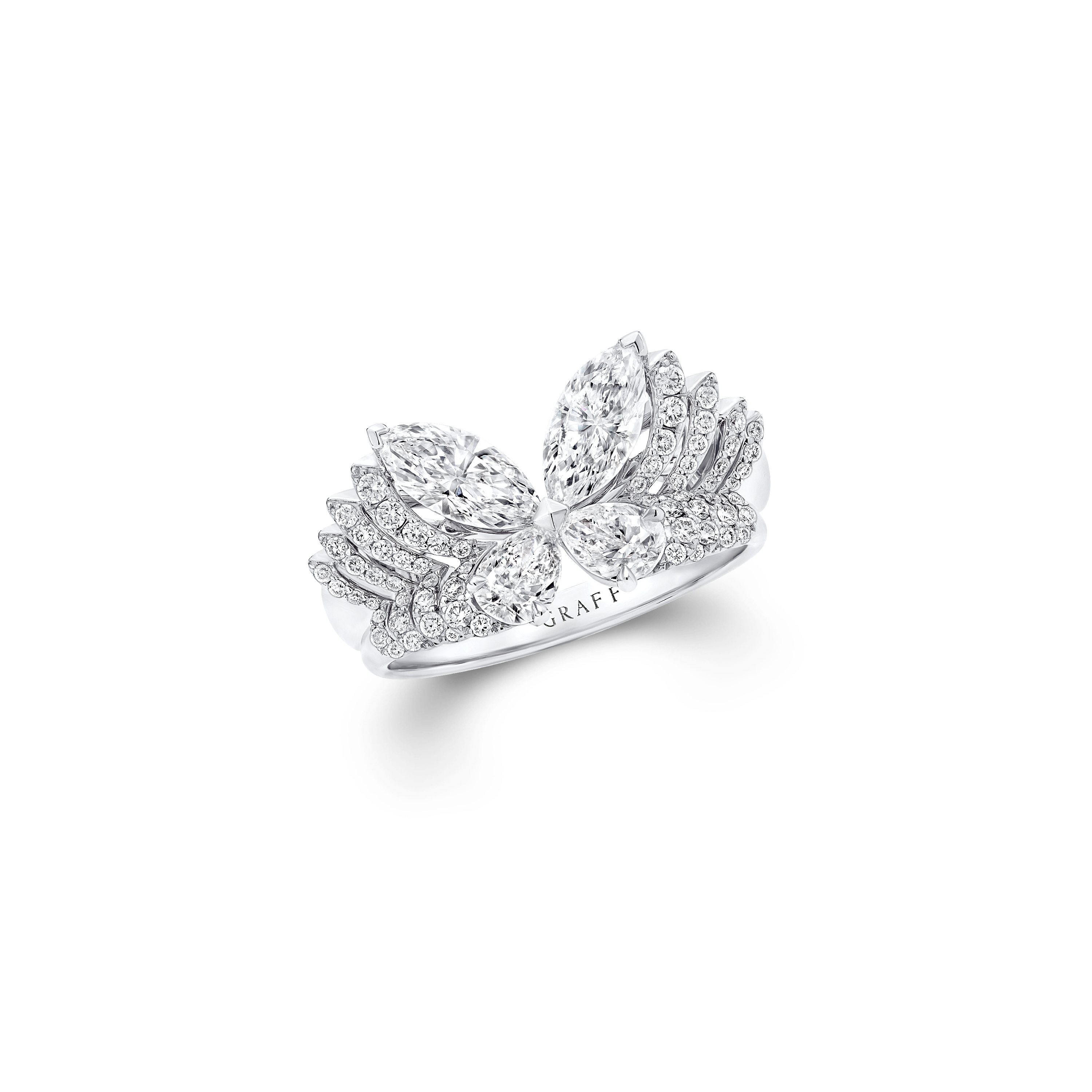 Butterfly Diamond Ring
