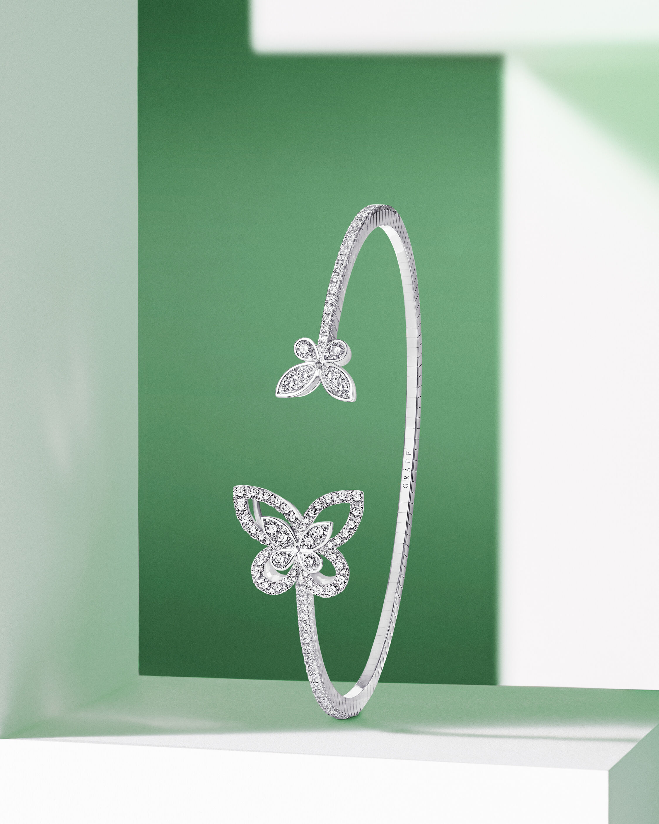 Image shows Graff Butterfly Necklace and Ring