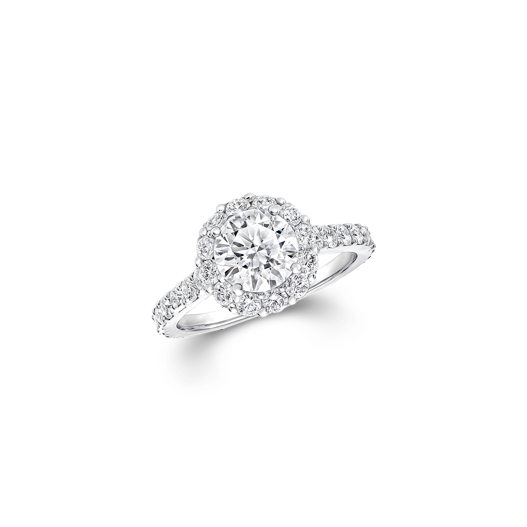 Heart Shape Diamond Wedding Band