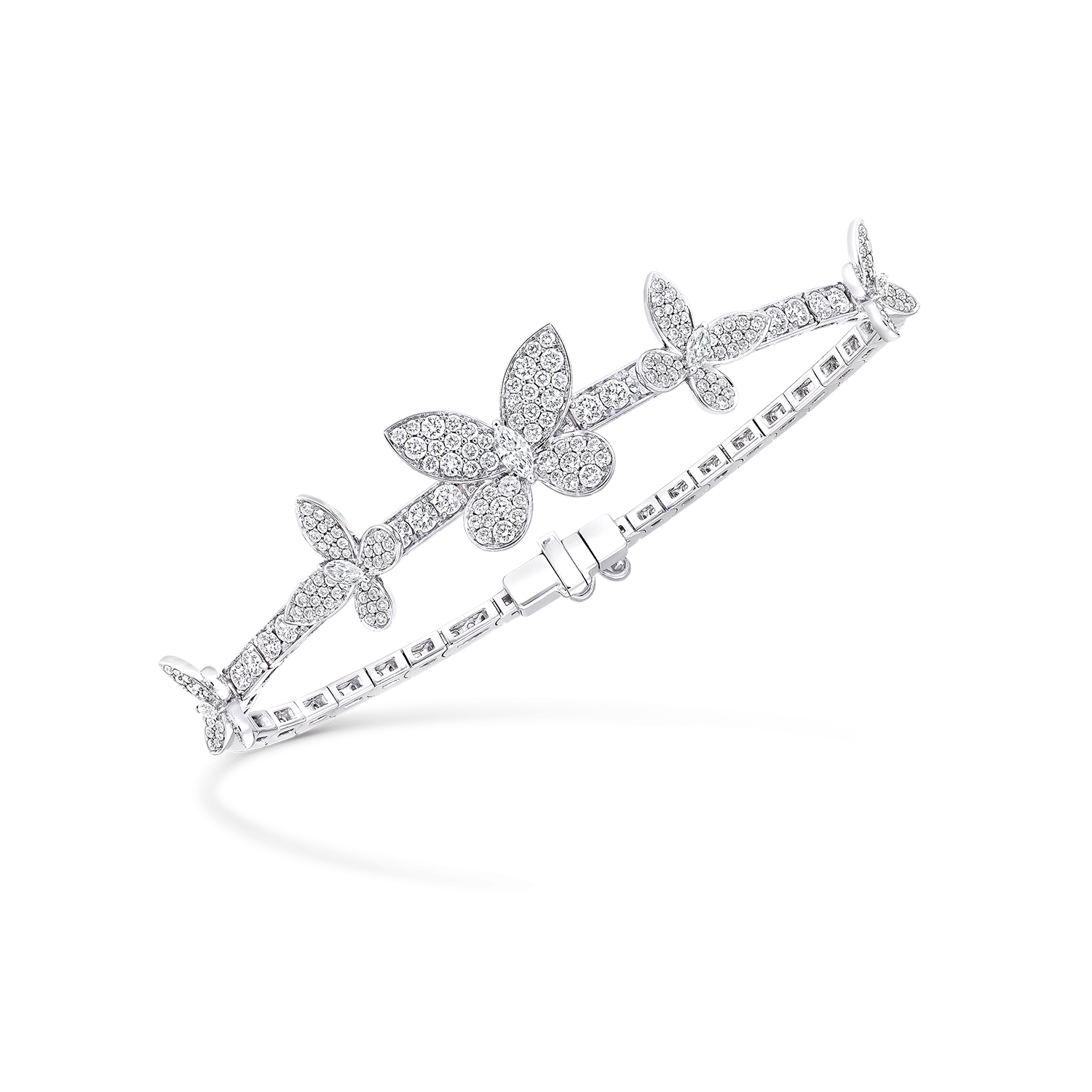 Pavé Butterfly Diamond Bracelet