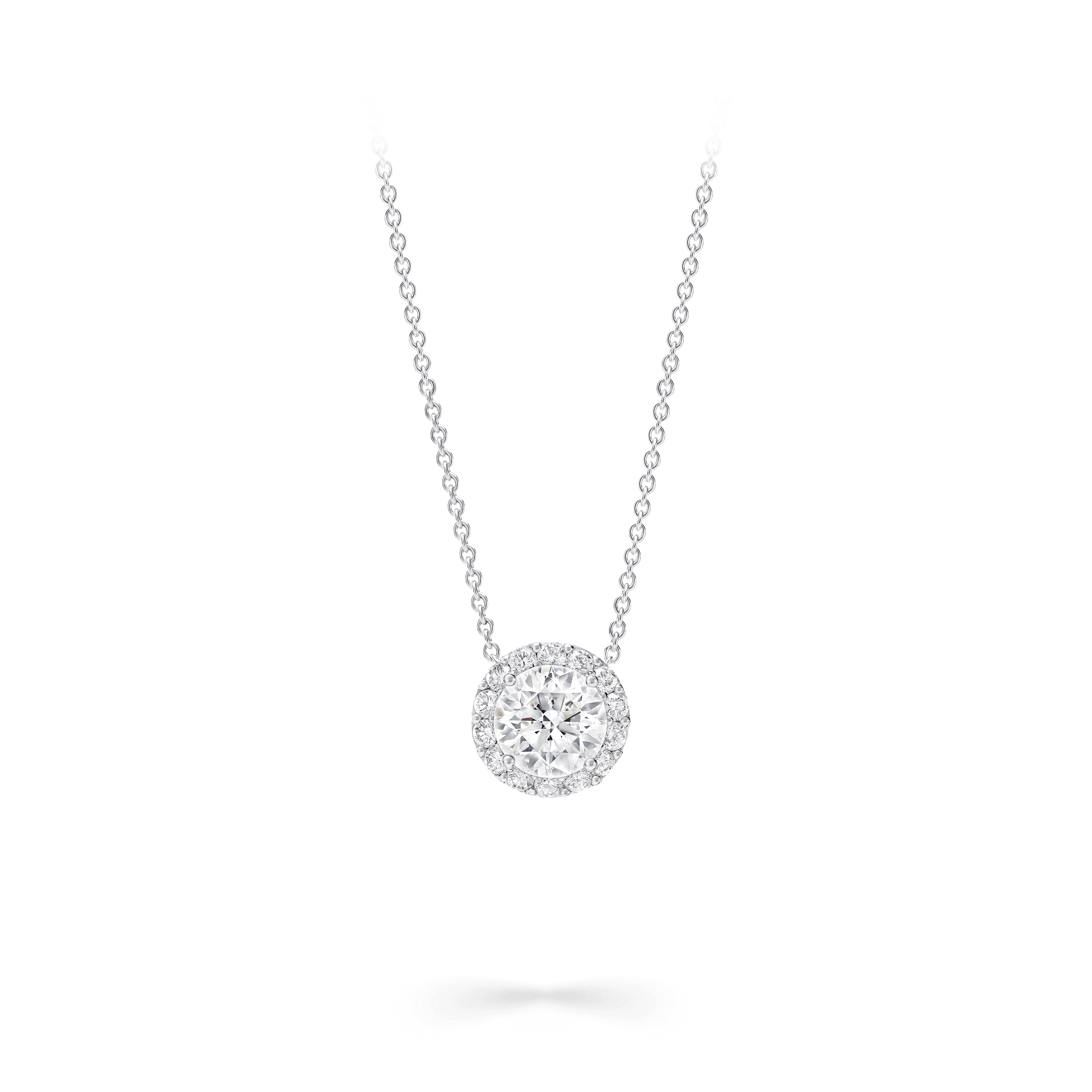 Icon Round Diamond Pendant