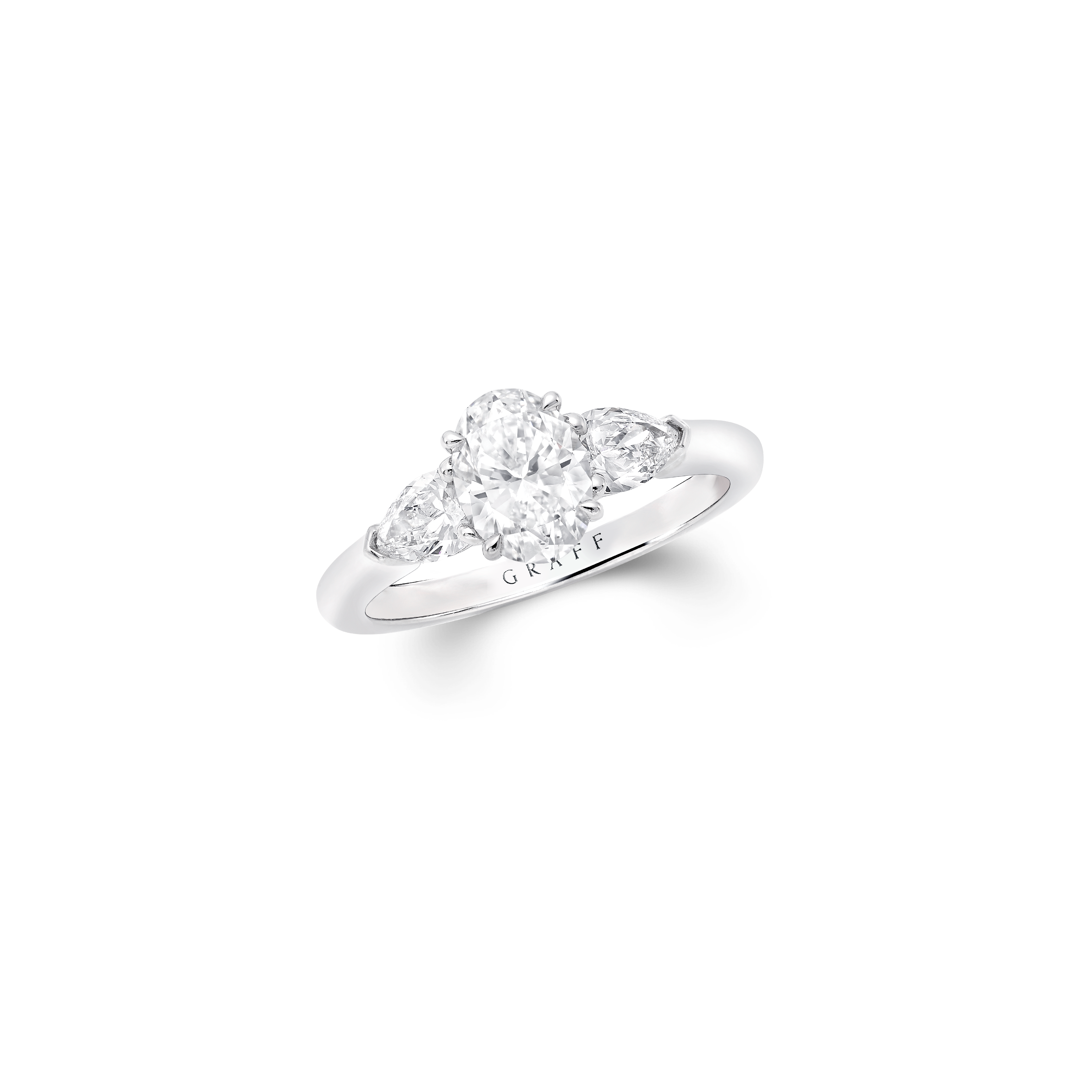 Promise Oval Diamond Engagement Ring
