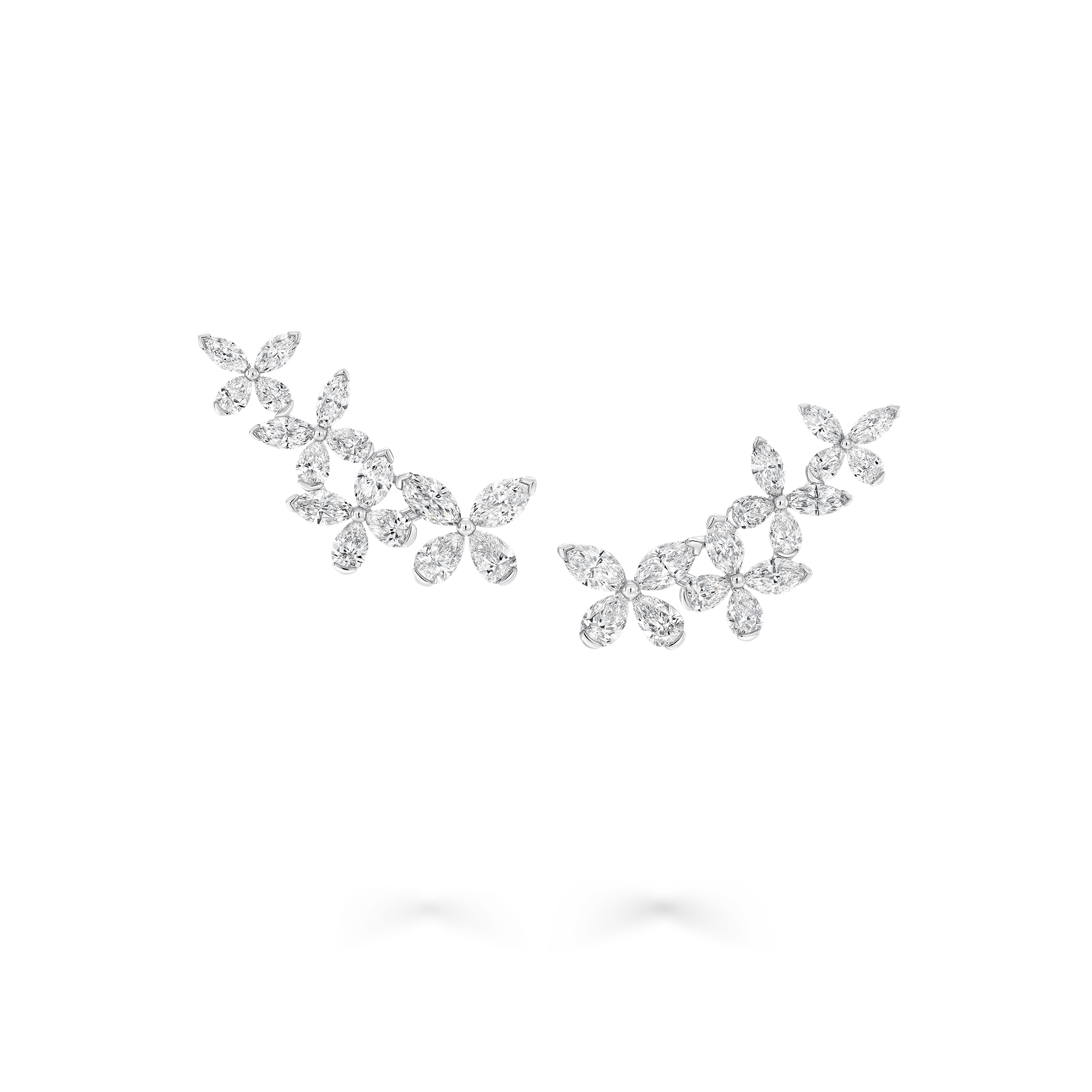 Classic Butterfly Petite Diamond Ear Climber