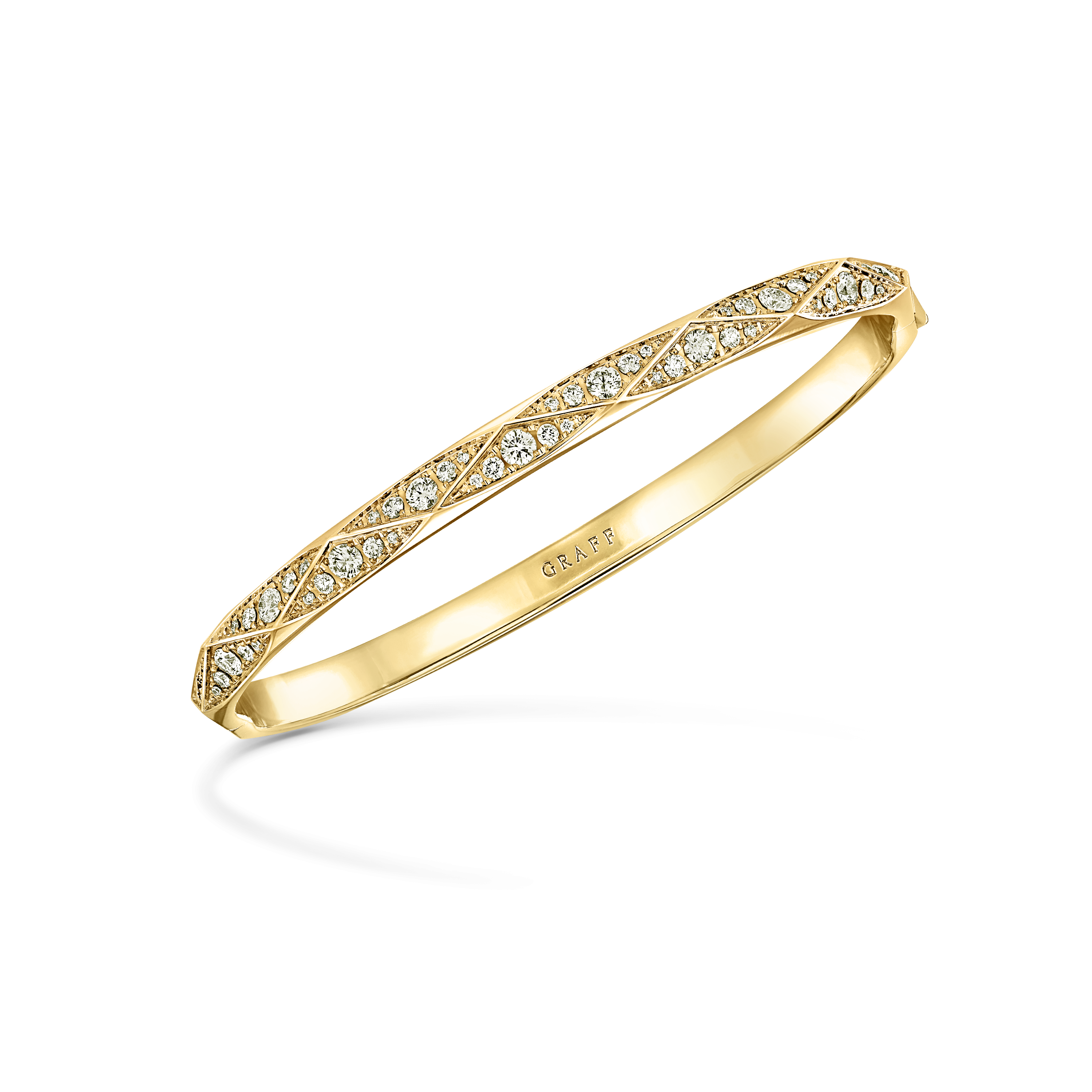 Laurence Graff Signature Pavé Diamond Bangle