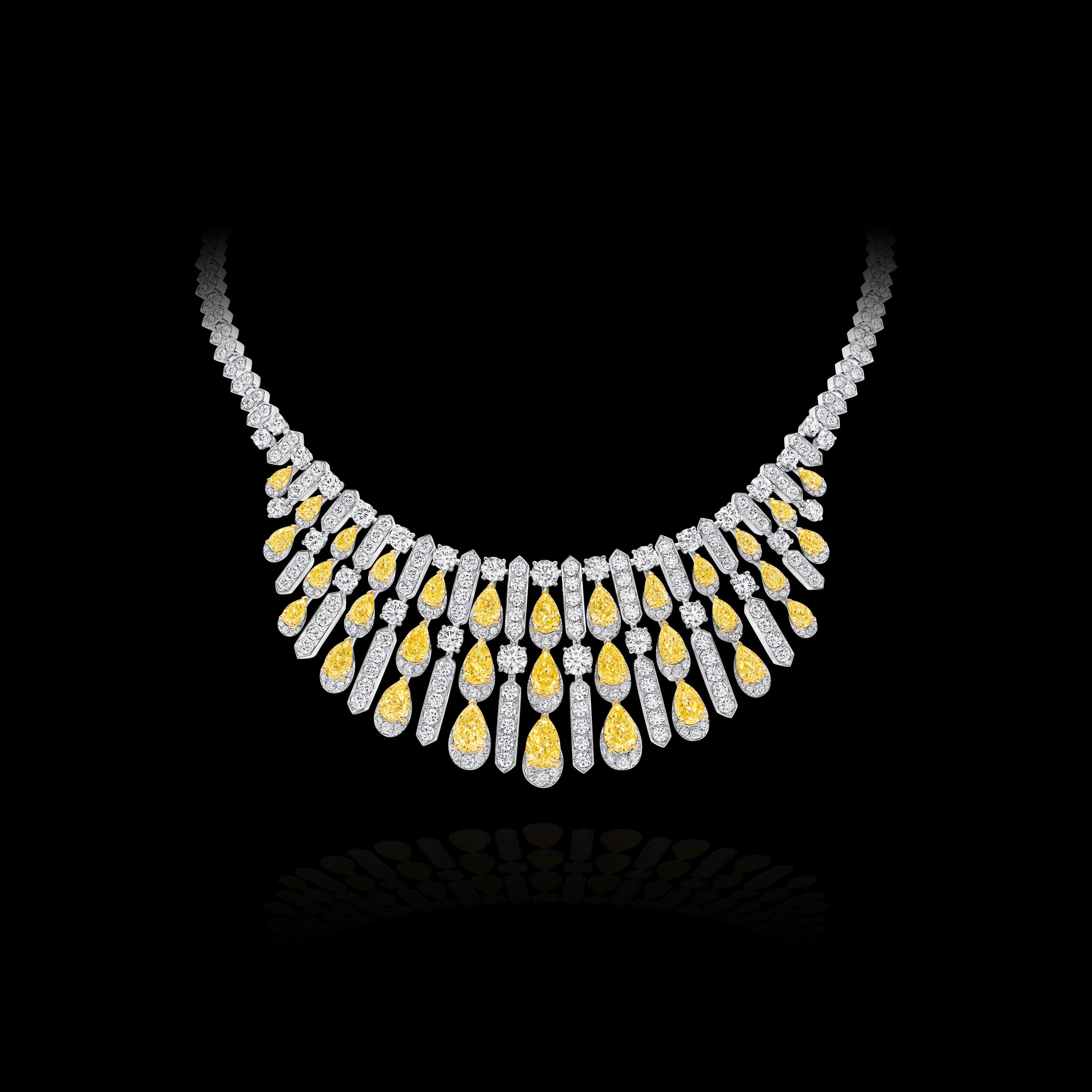 Image of Graff Yellow Diamond High Jewellery necklace