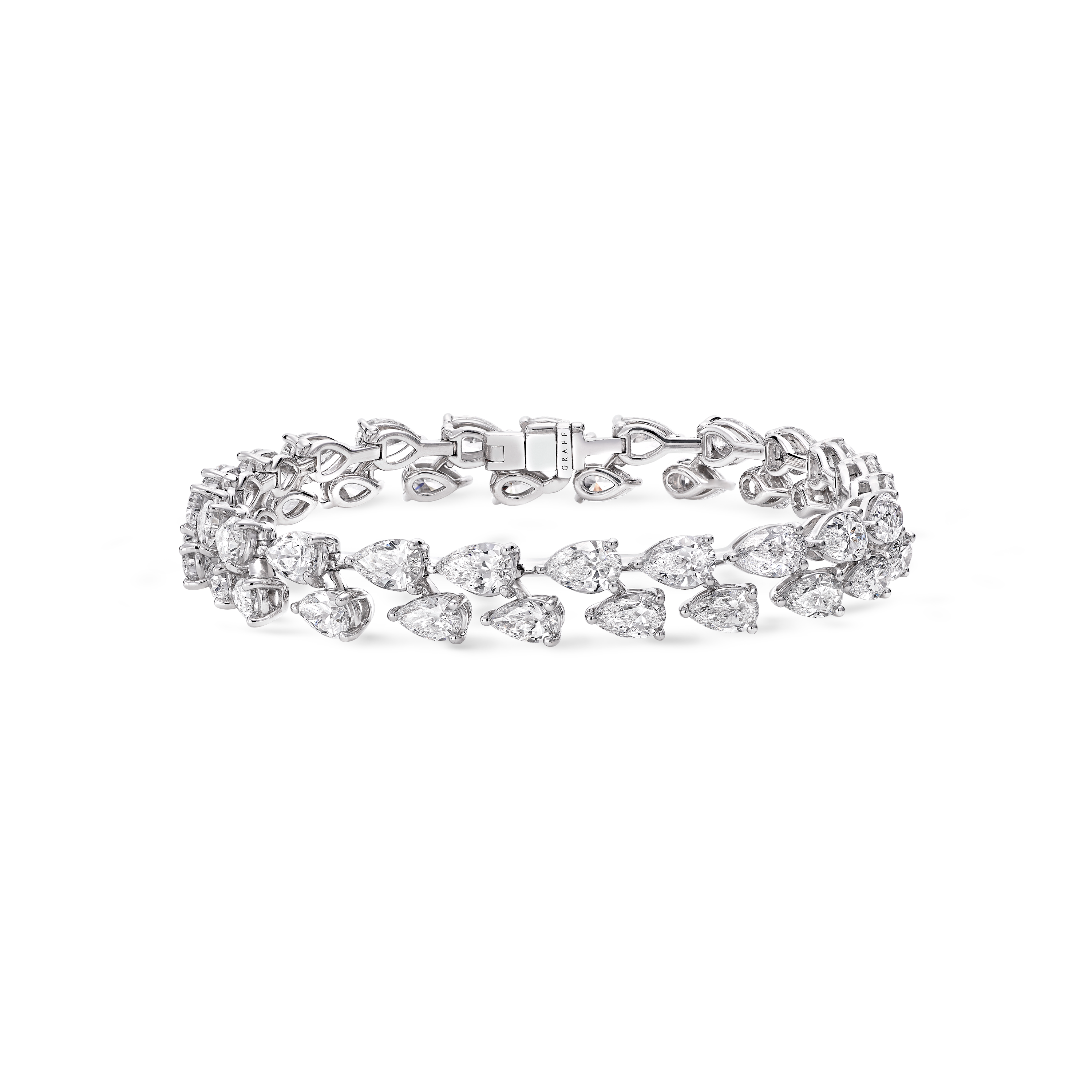 Pear Shape Diamond Bracelet