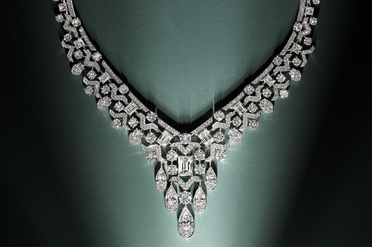 Image shows Graff Yellow Diamond High Jewellery Necklace