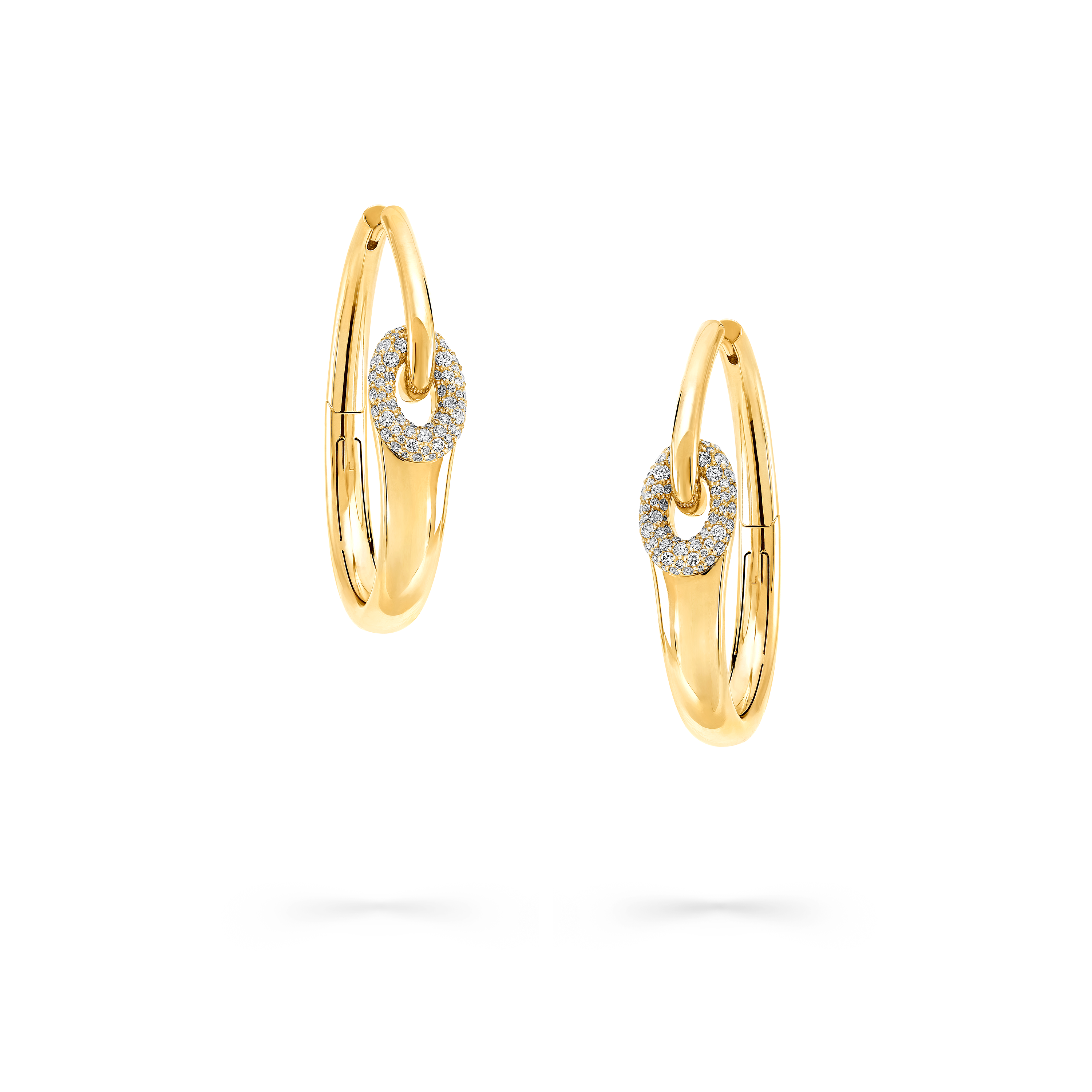 Be Together Diamond Hoop Earrings