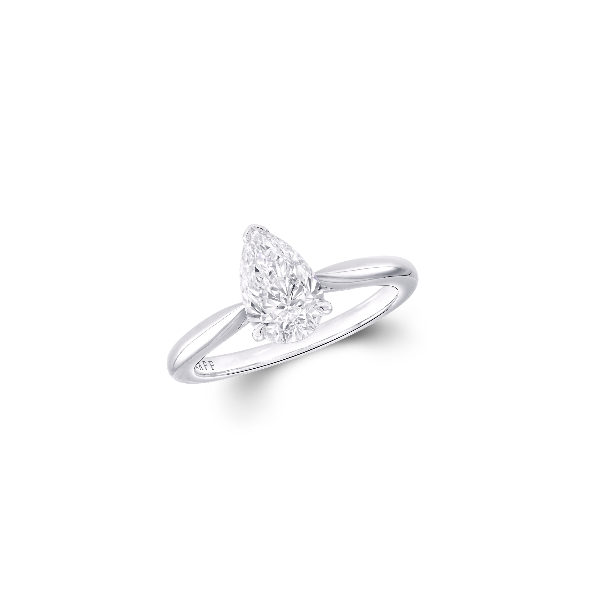 Paragon Pear Shape Diamond Engagement Ring
