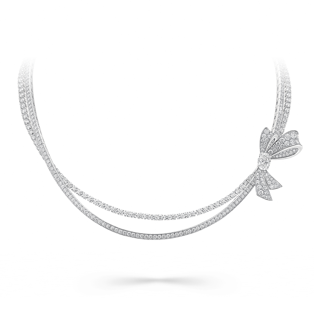 Tilda's Bow Diamond Necklace