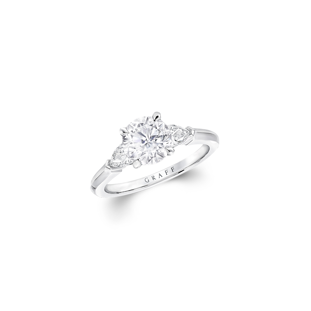 Promise Round Diamond Engagement Ring