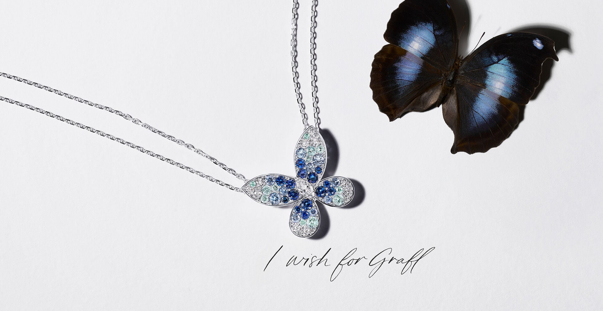 Image shows Graff Butterfly Pendant 