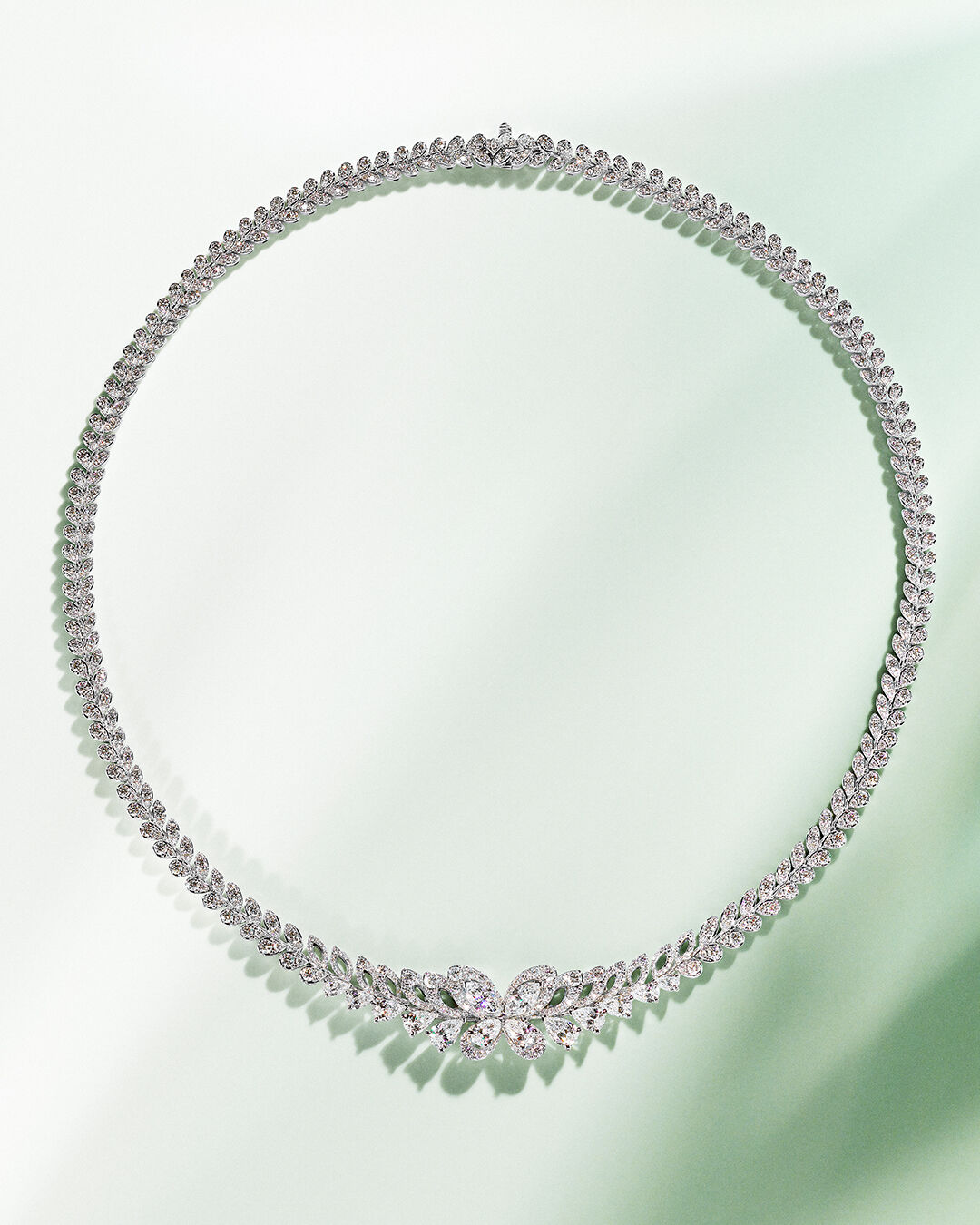 Image shows Graff Butterfly Diamond Necklace