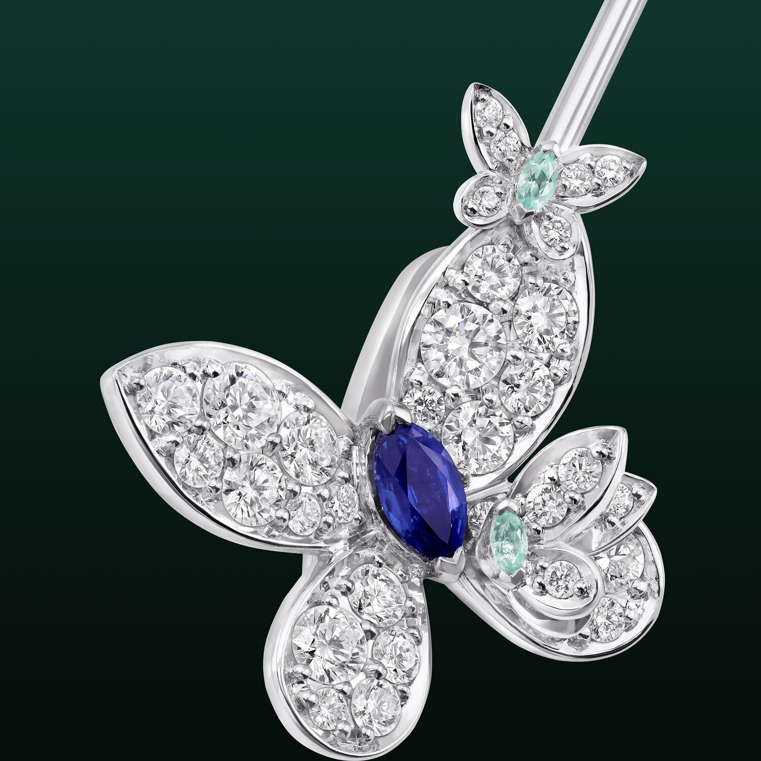 Image shows Graff Butterfly Eva Brooch