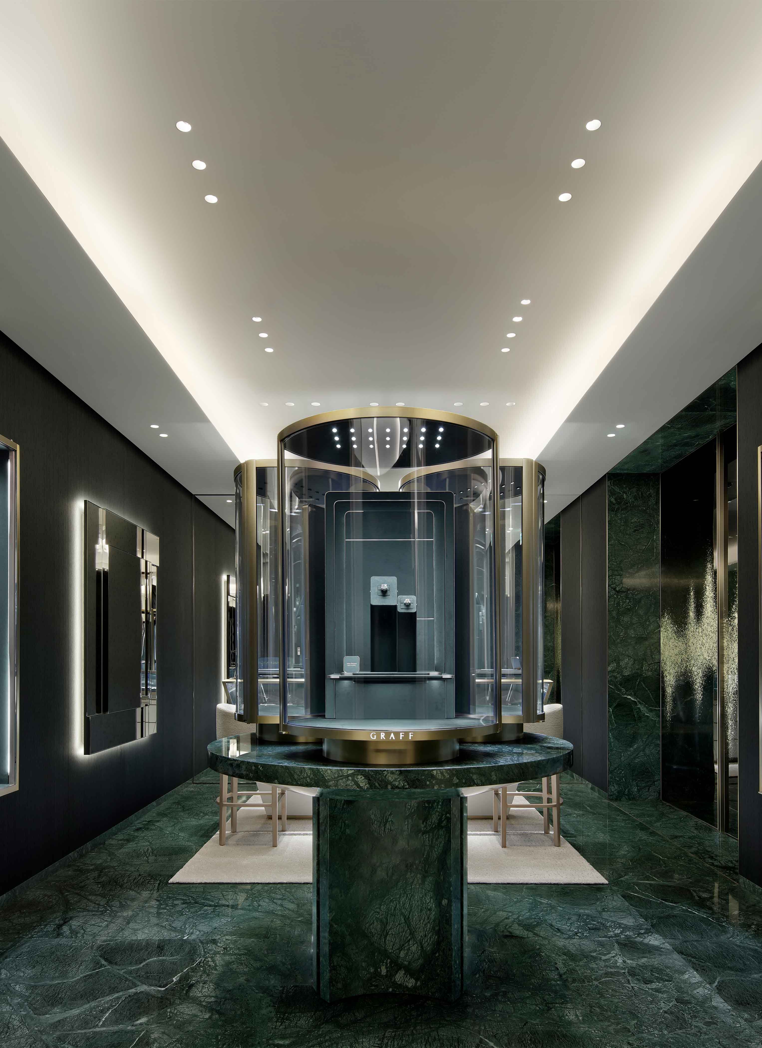 Osaka Shinsaibashi Japan store high jewellery room
