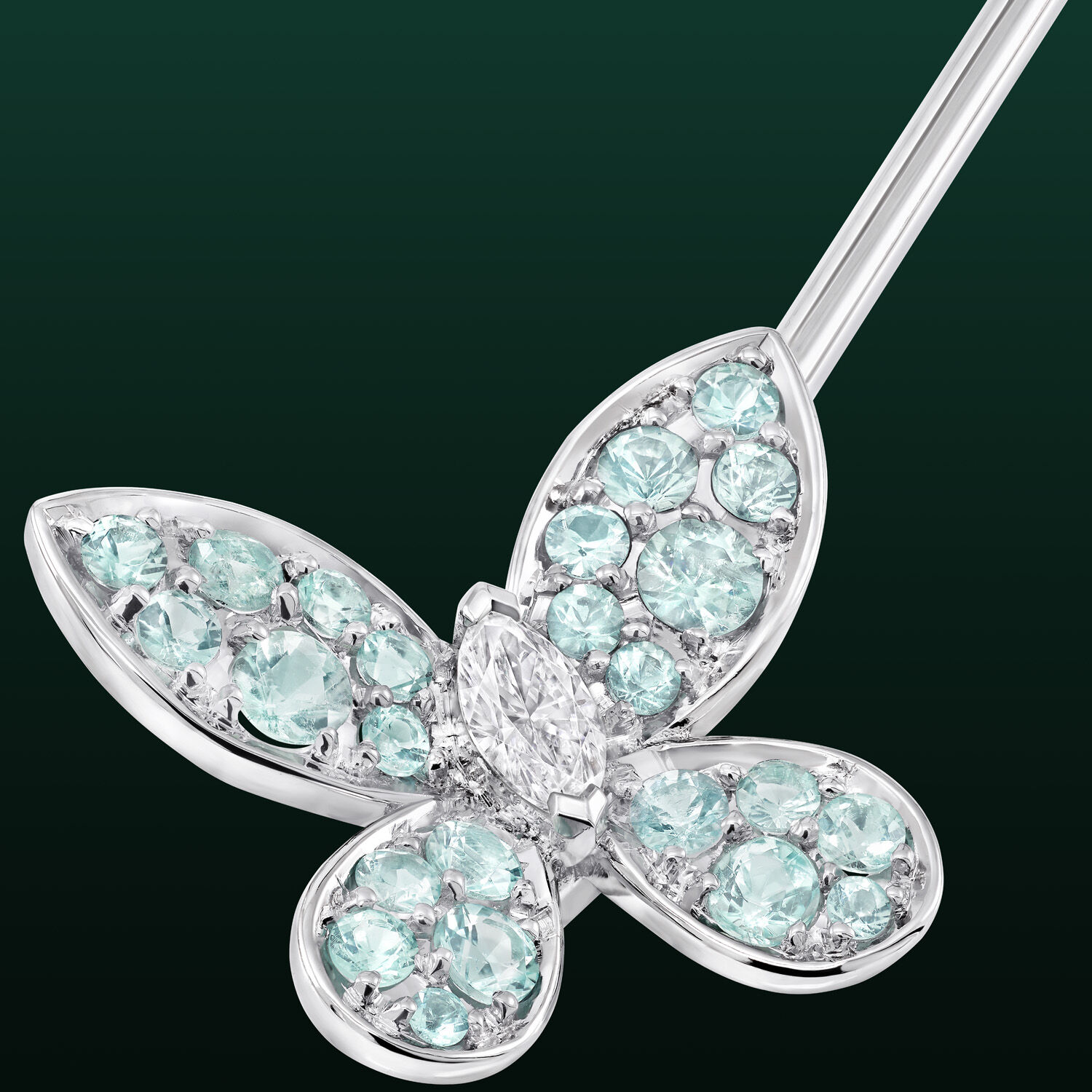 Image shows Graff Butterfly Athea Brooch