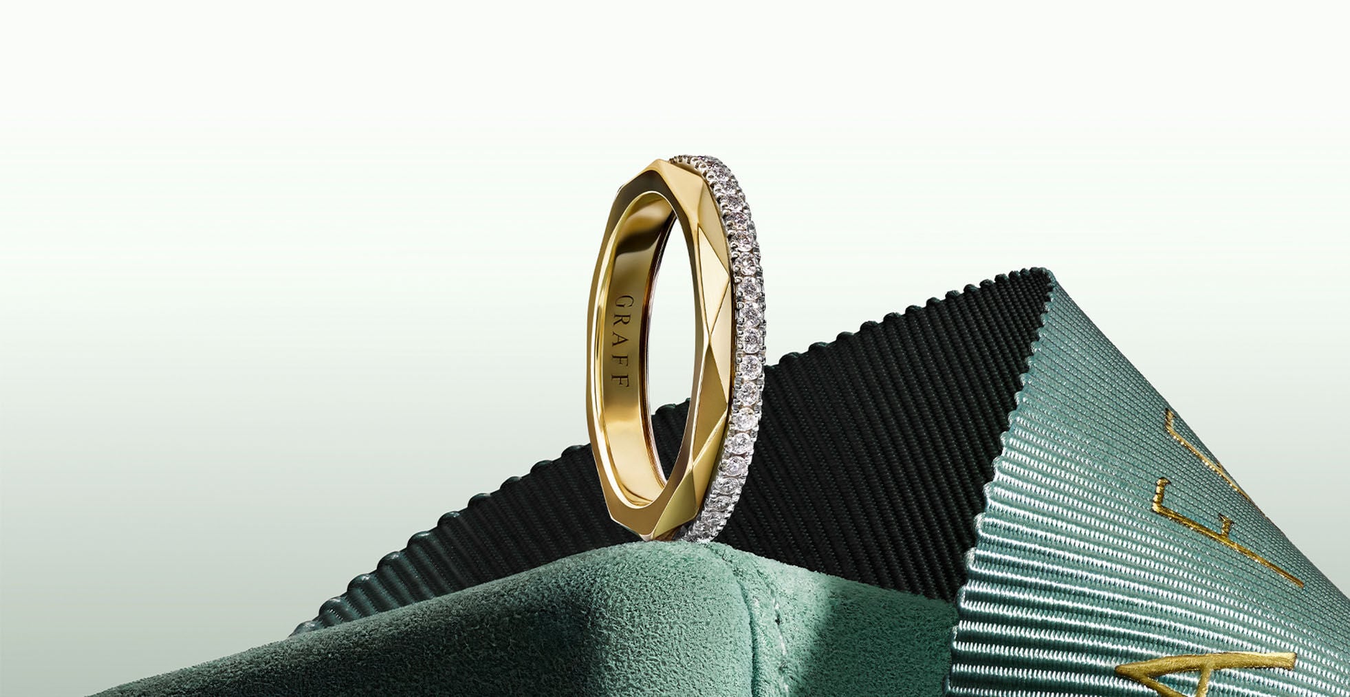 Image shows Laurence Graff Signature Double Layered ring