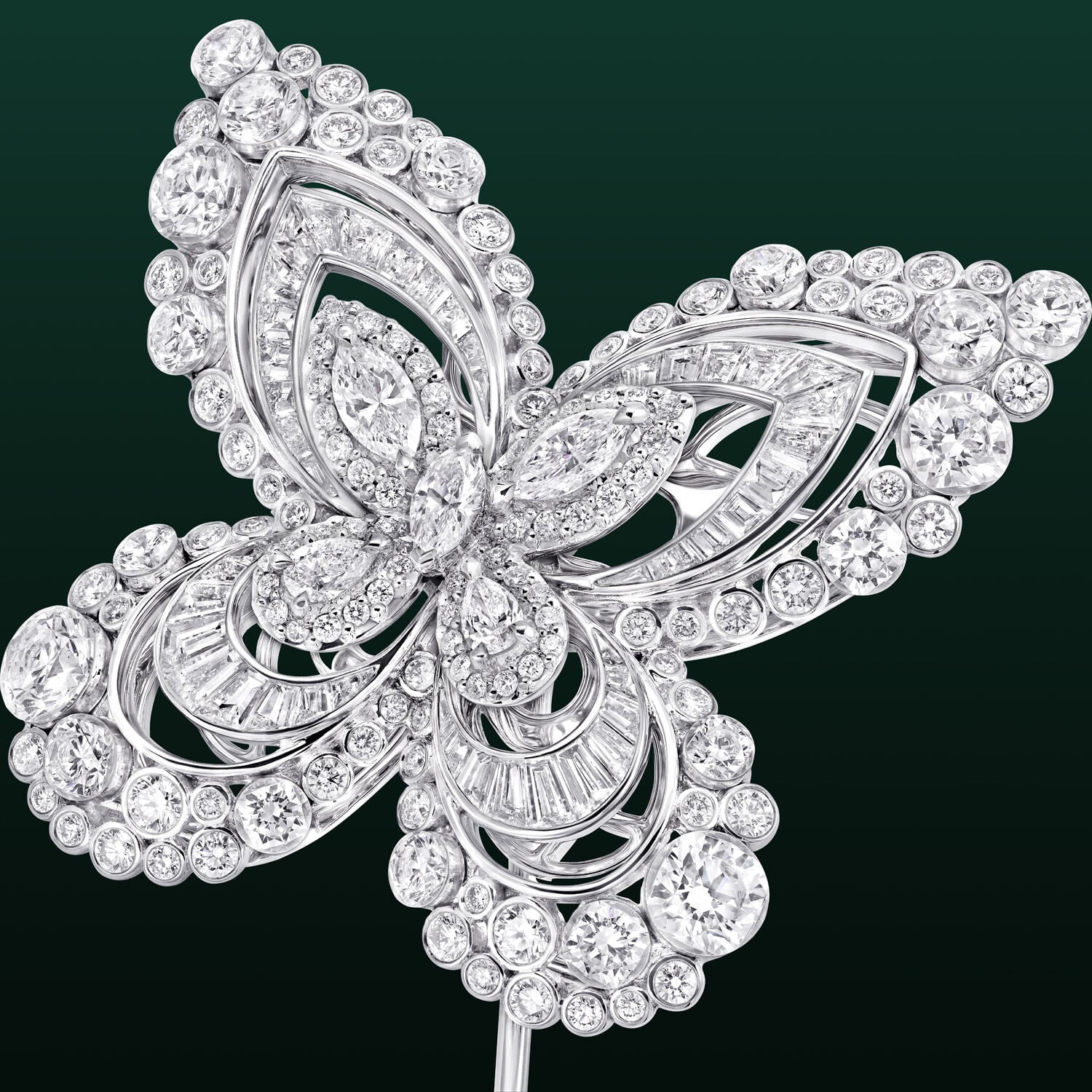 Image shows Graff Butterfly Marina Brooch